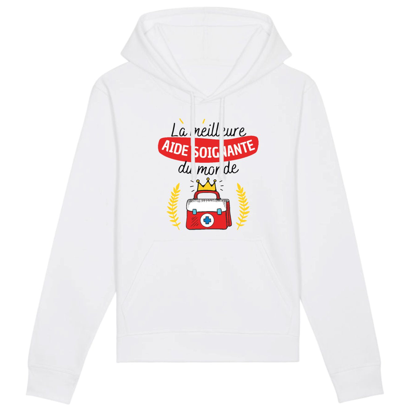 Sweat Capuche Adulte La meilleure aide soignante du monde