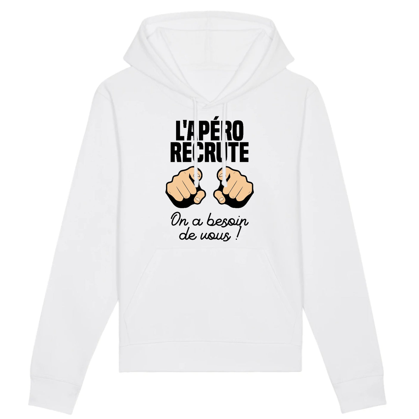 Sweat Capuche Adulte L'apéro recrute
