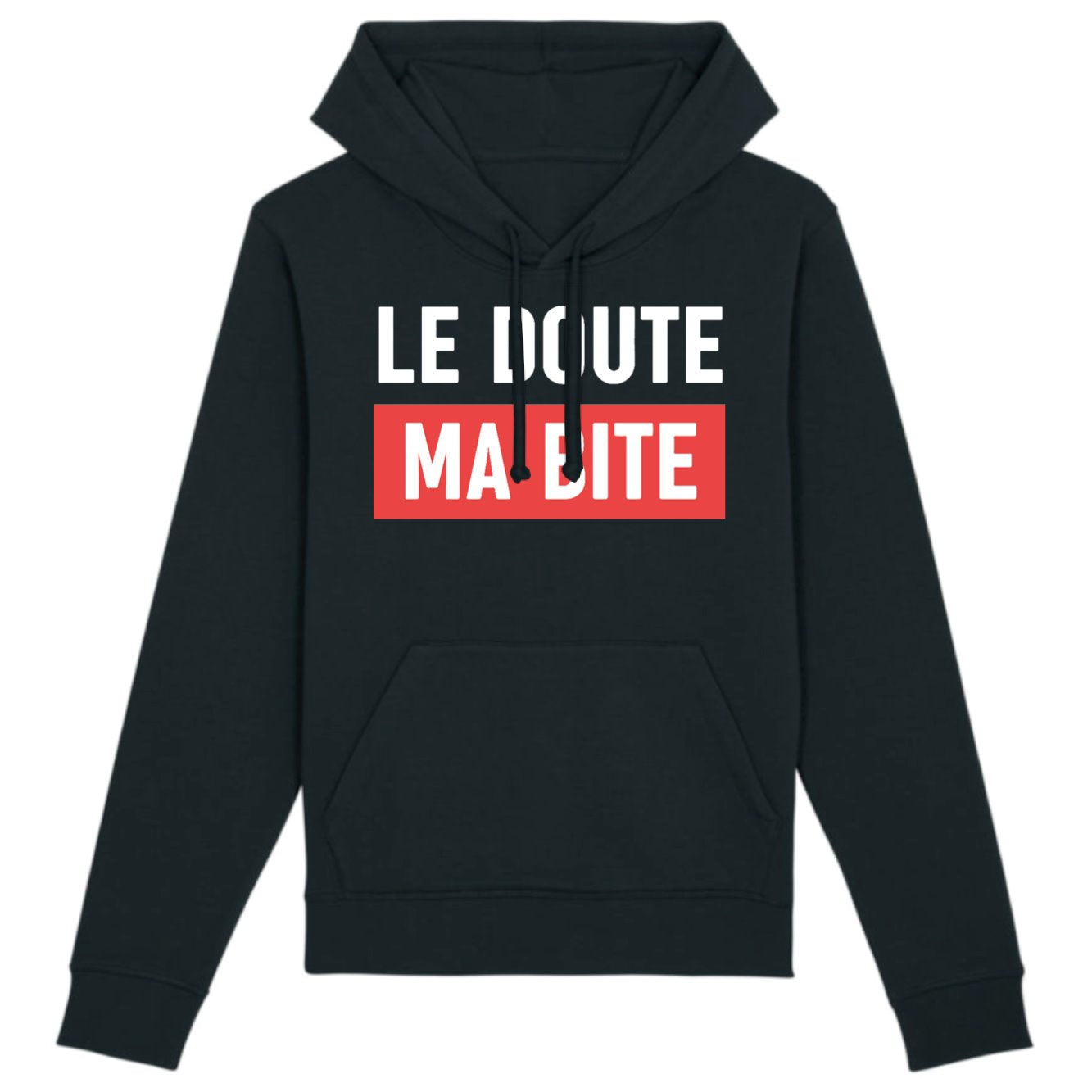 Sweat Capuche Adulte Le doute ma bite