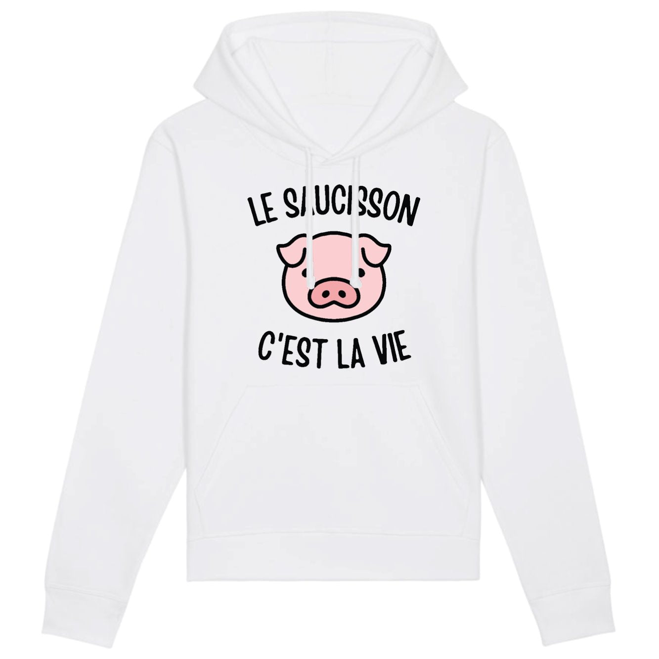 Sweat Capuche Adulte Le saucisson c'est la vie