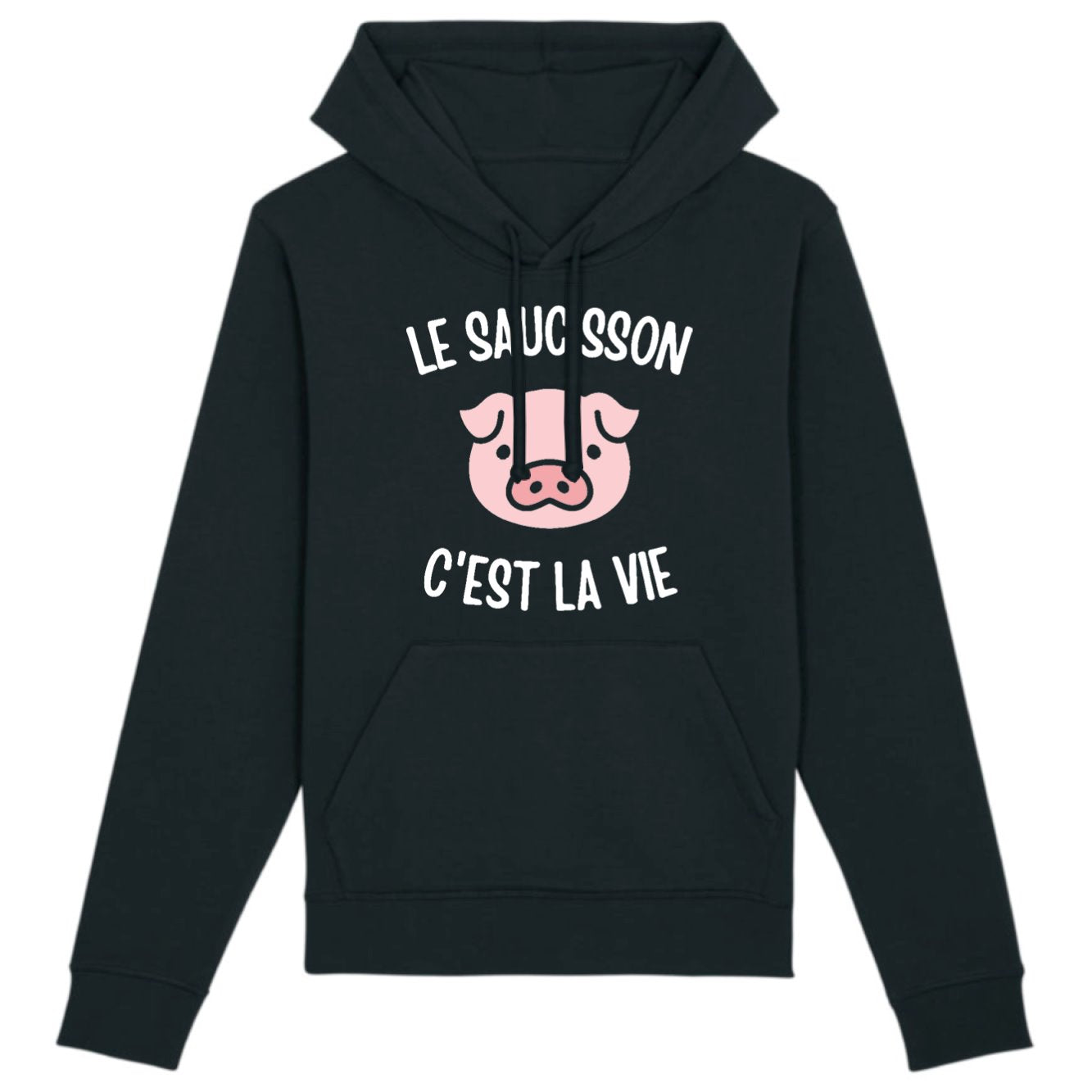 Sweat Capuche Adulte Le saucisson c'est la vie