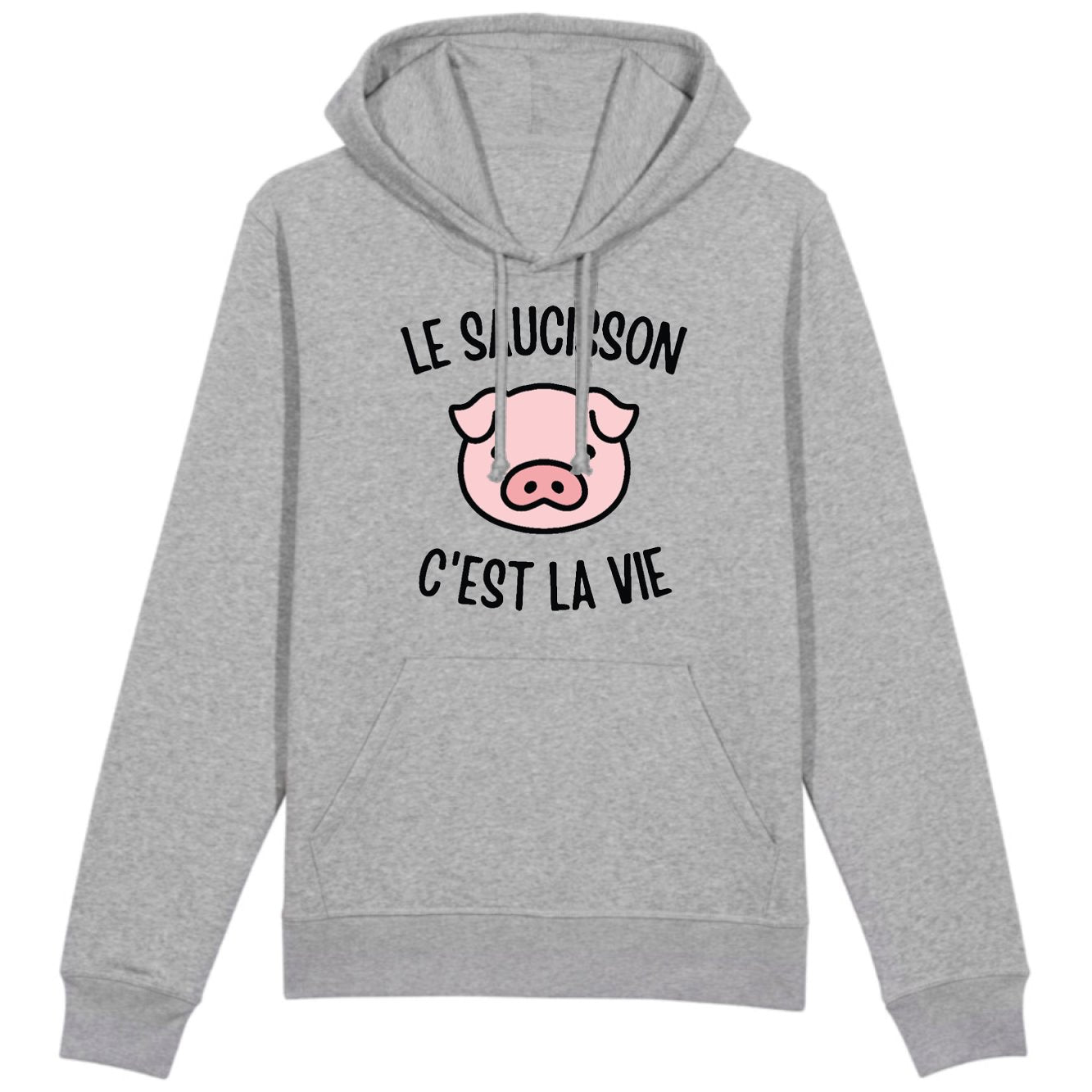 Sweat Capuche Adulte Le saucisson c'est la vie
