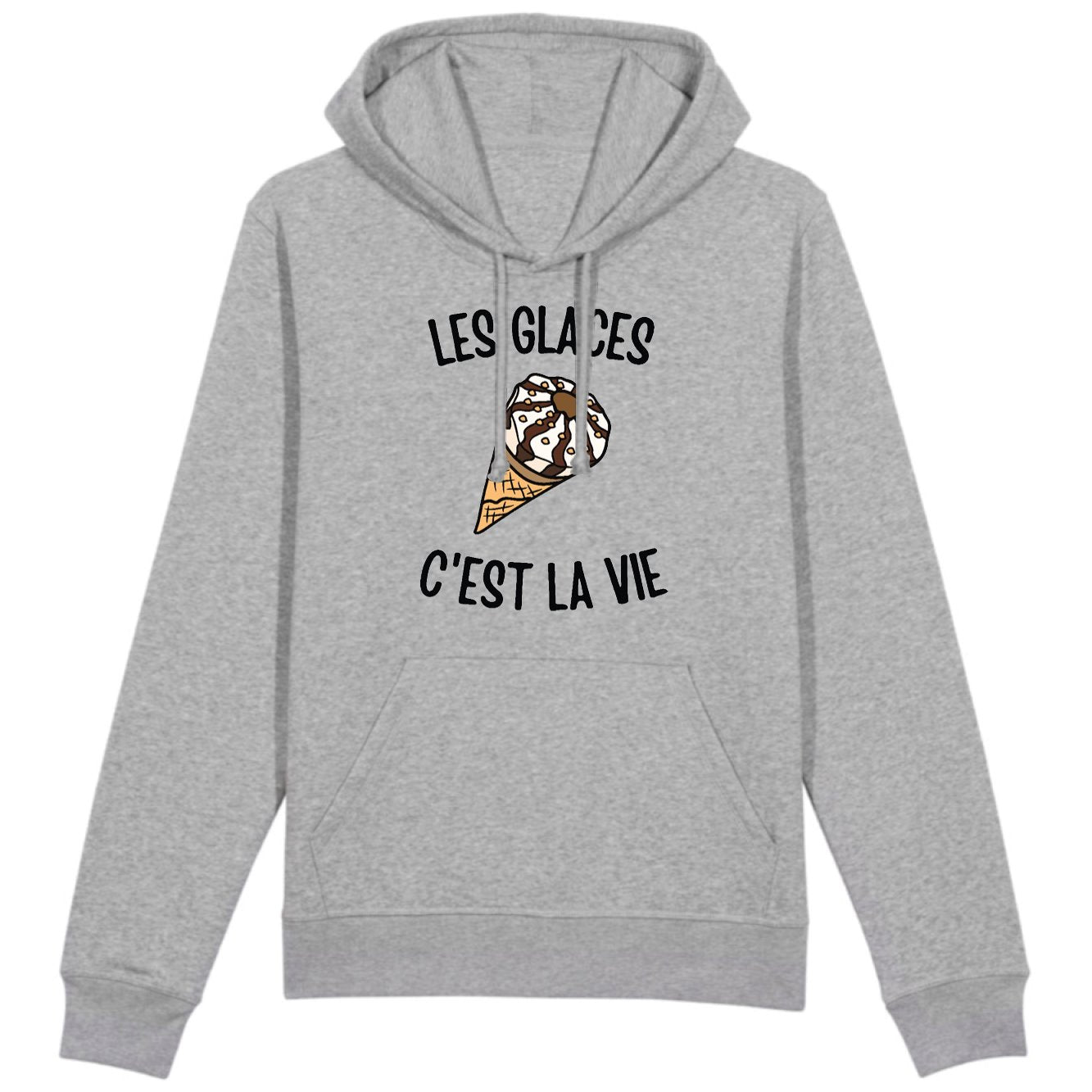 Sweat Capuche Adulte Les glaces c'est la vie