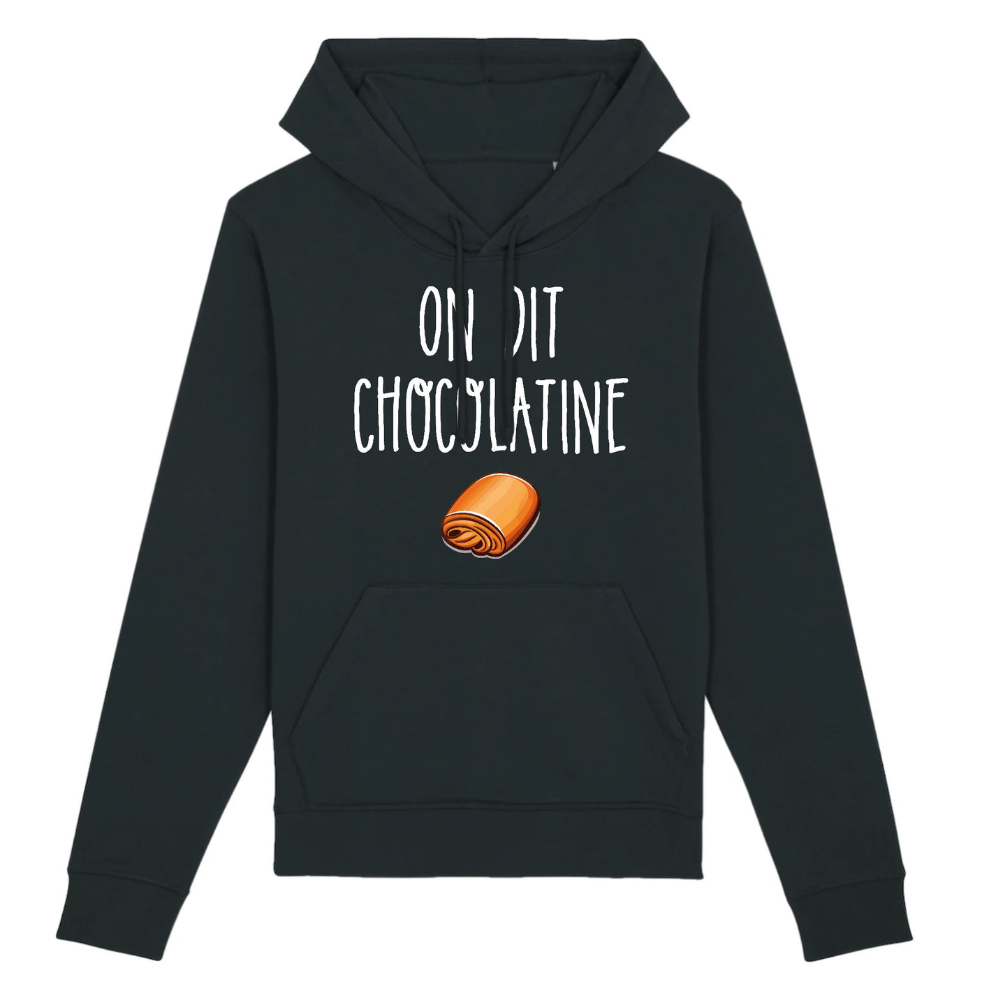 Sweat Capuche Adulte On dit chocolatine