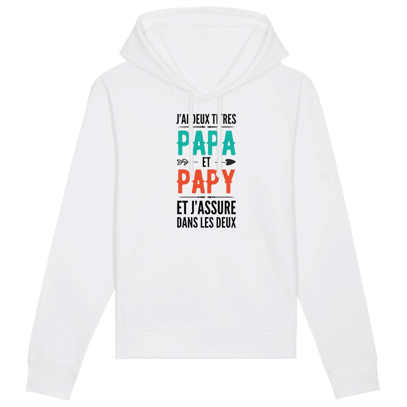 Sweat Capuche Adulte Papa et papy
