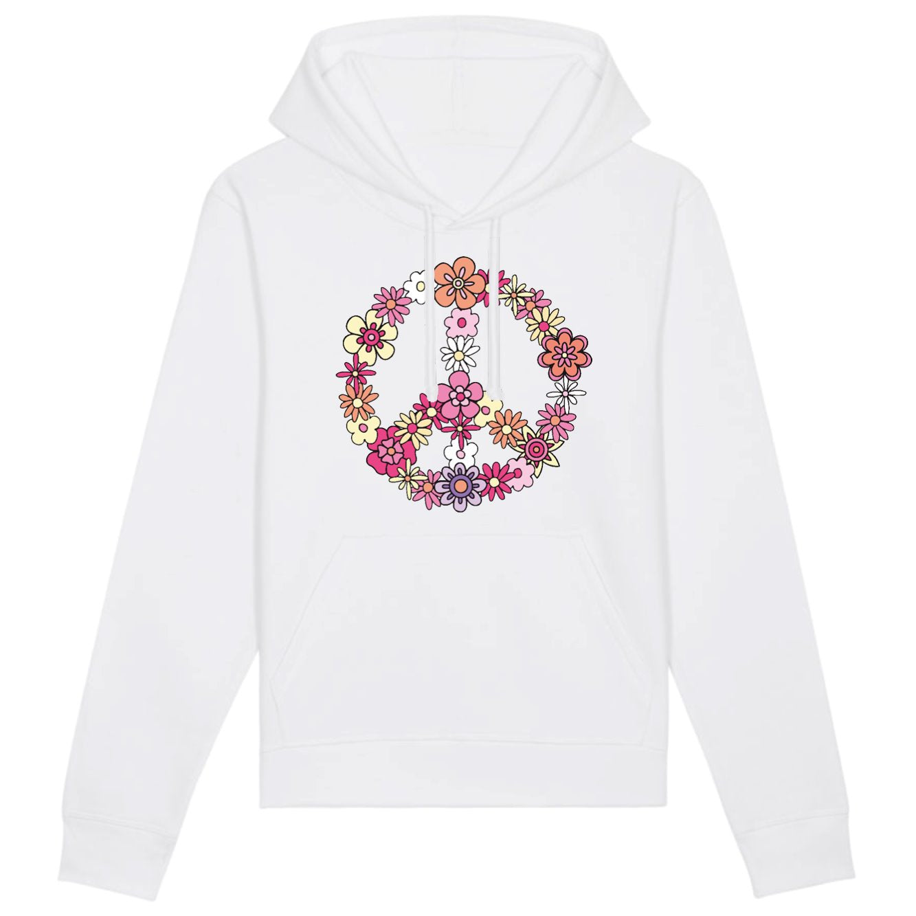 Sweat Capuche Adulte Peace and Love