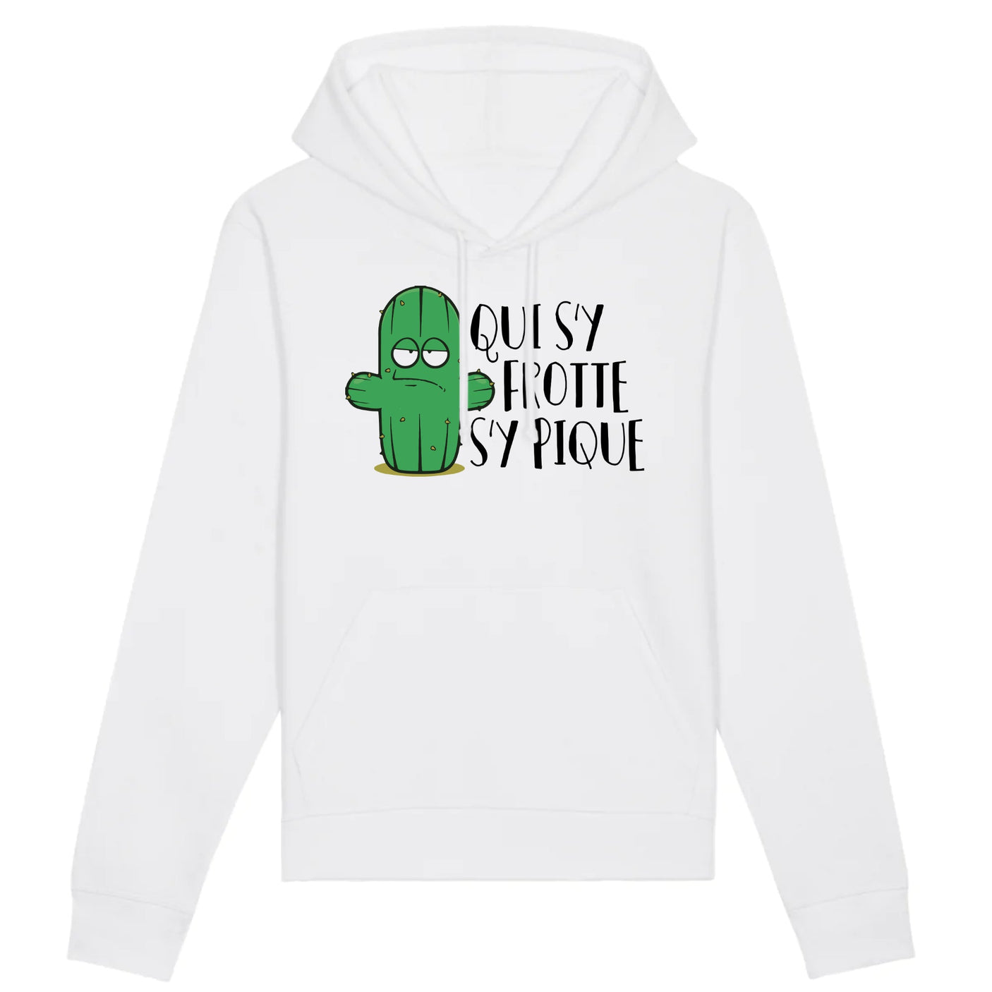 Sweat Capuche Adulte Qui s'y frotte s'y pique