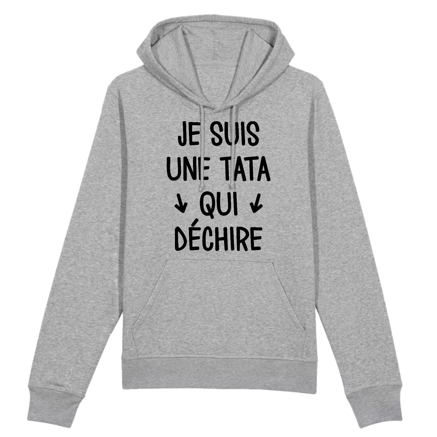 Sweat Capuche Adulte Tata qui déchire