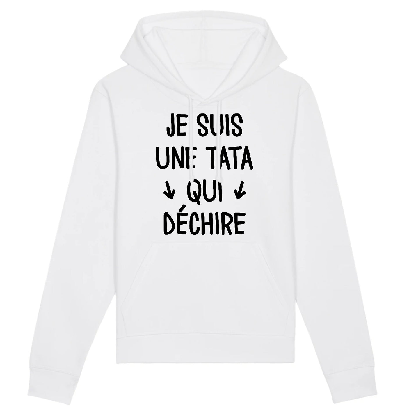 Sweat Capuche Adulte Tata qui déchire