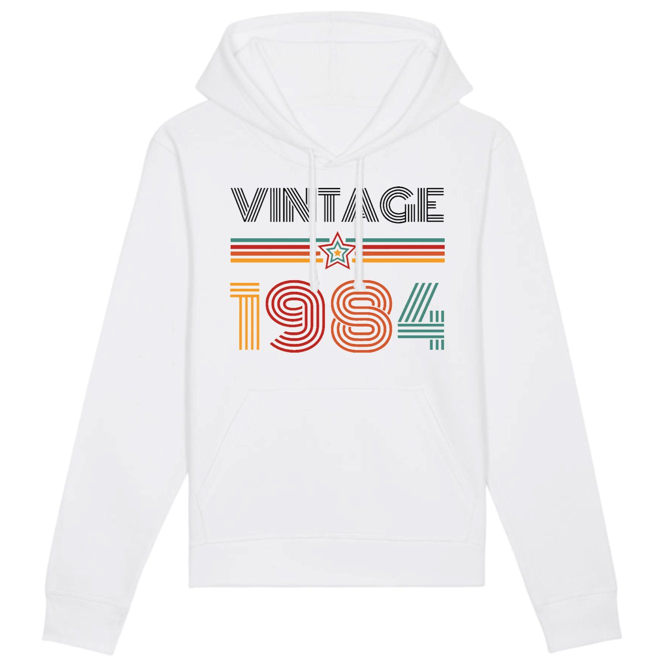 Sweat Capuche Adulte Vintage année 1984