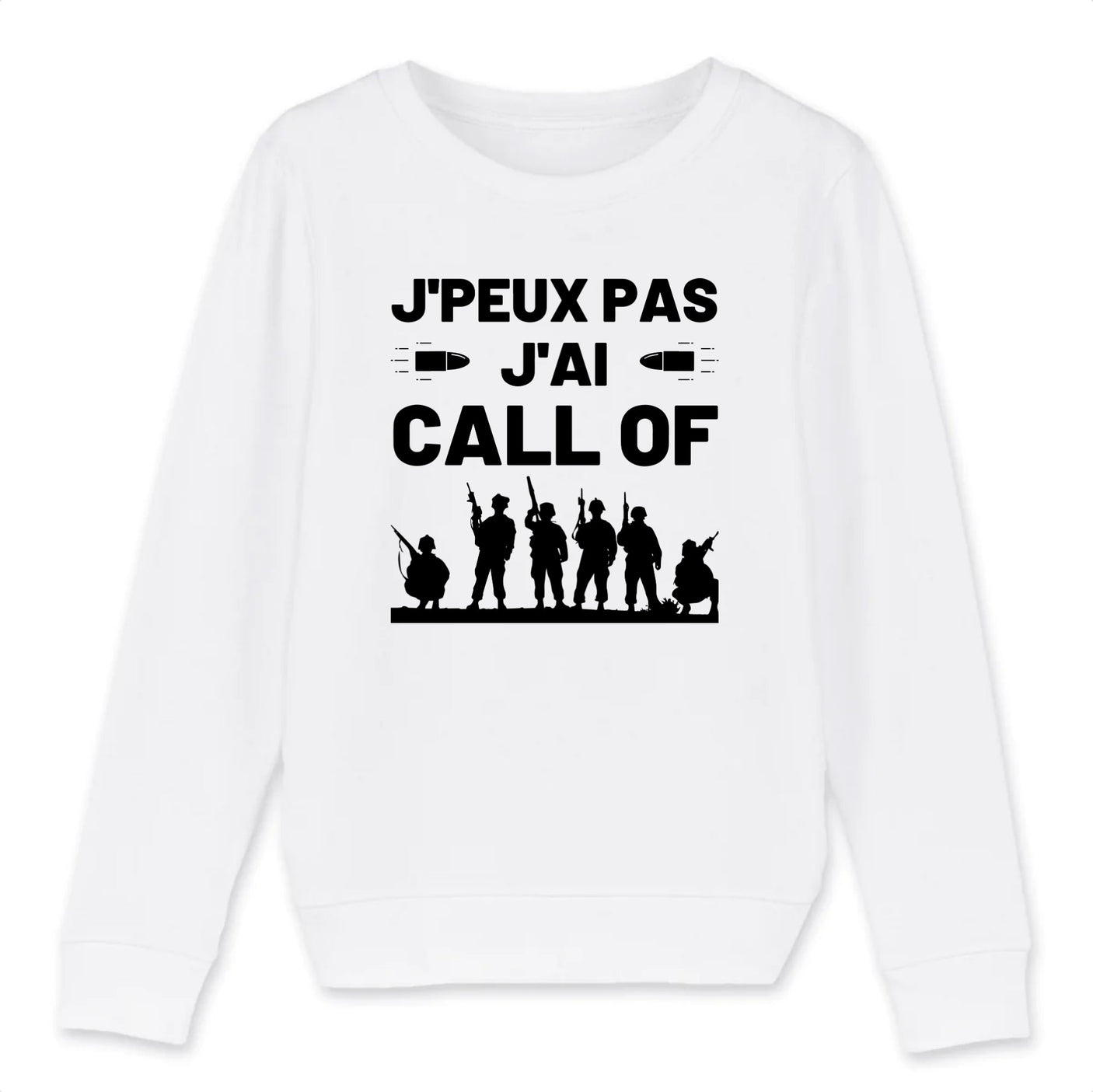 Sweat Enfant J'peux pas j'ai call of