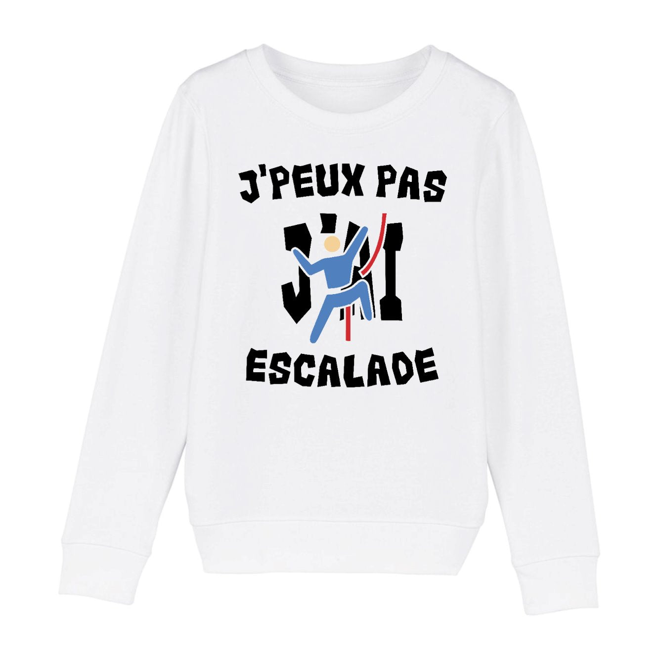 Sweat Enfant J'peux pas j'ai escalade