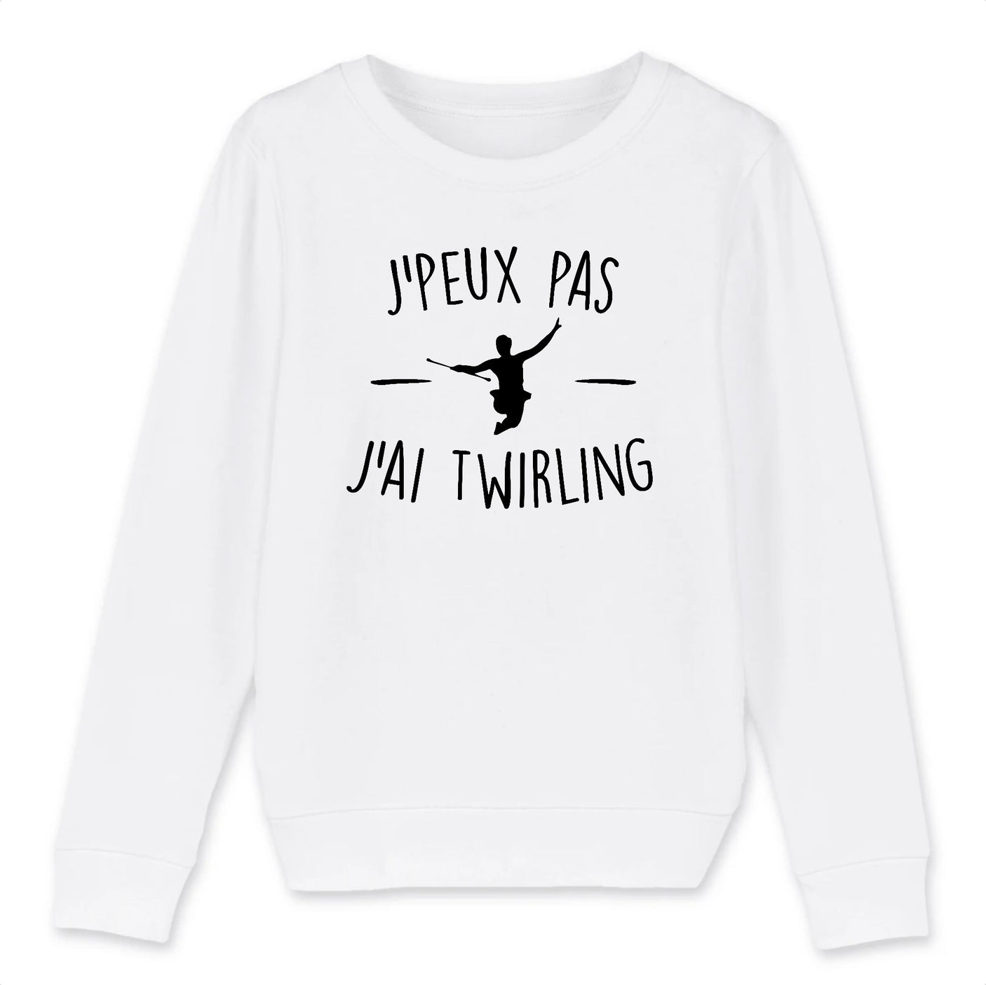Sweat Enfant J'peux pas j'ai twirling