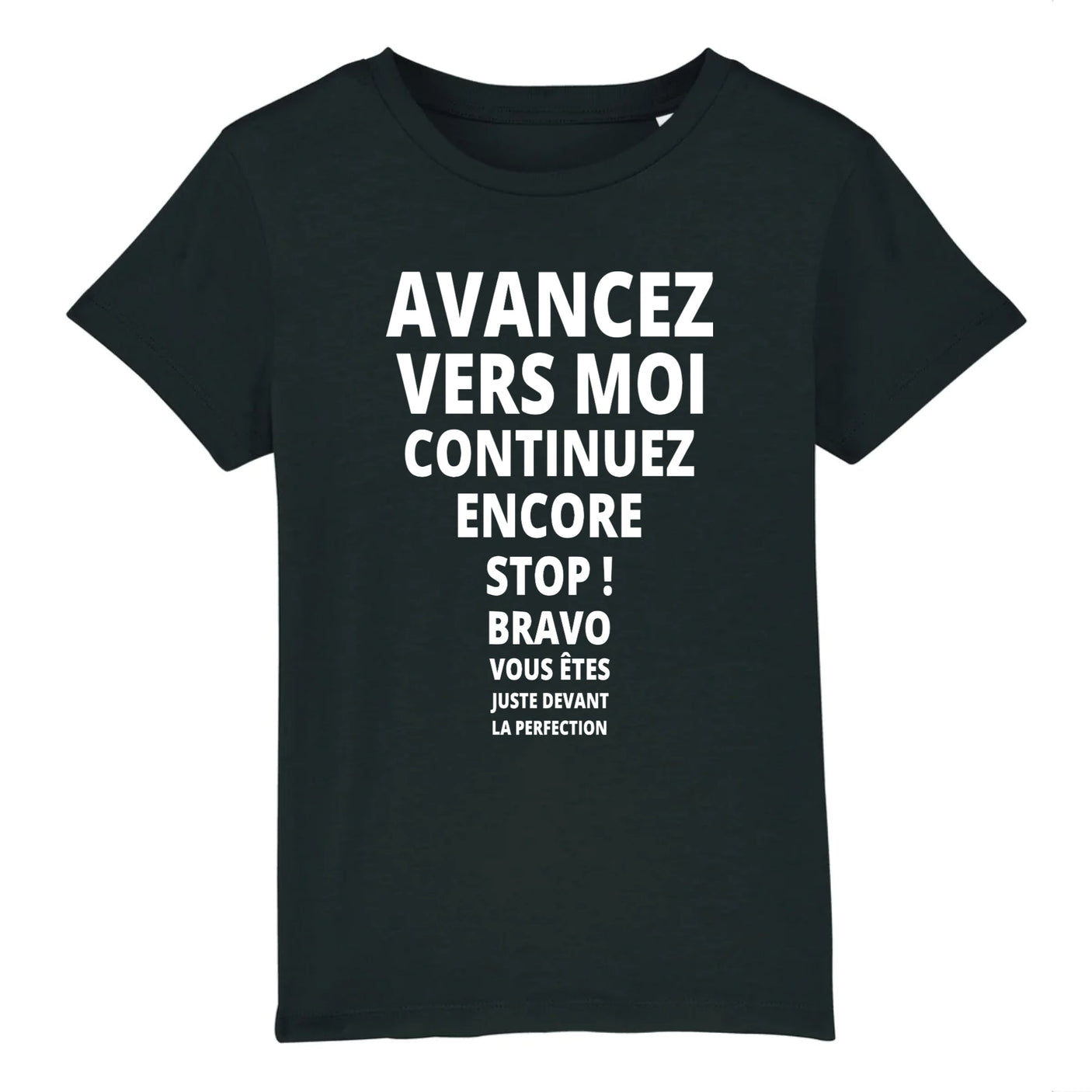 T-Shirt Enfant Avancez vers la perfection