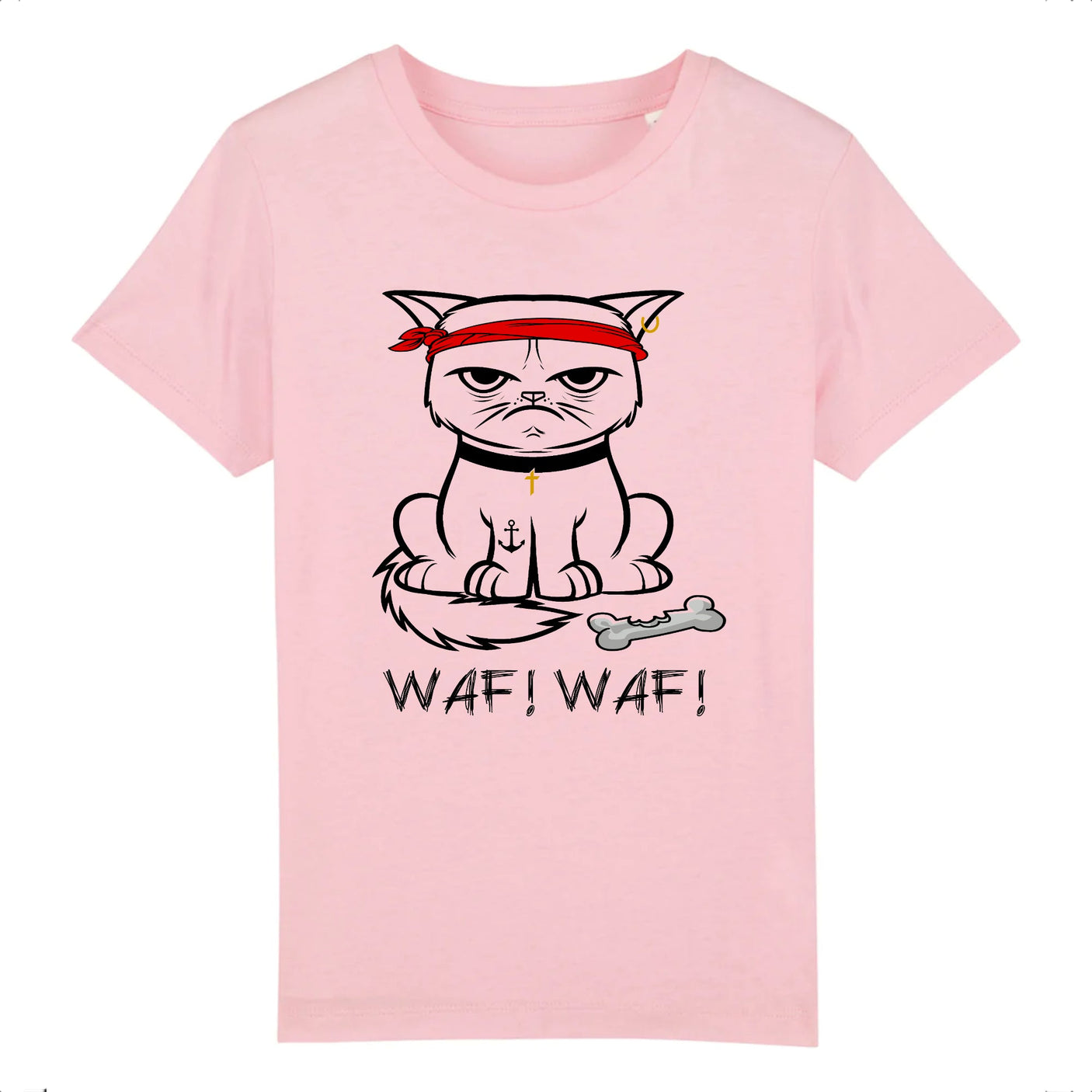 T-Shirt Enfant Chat bad boy