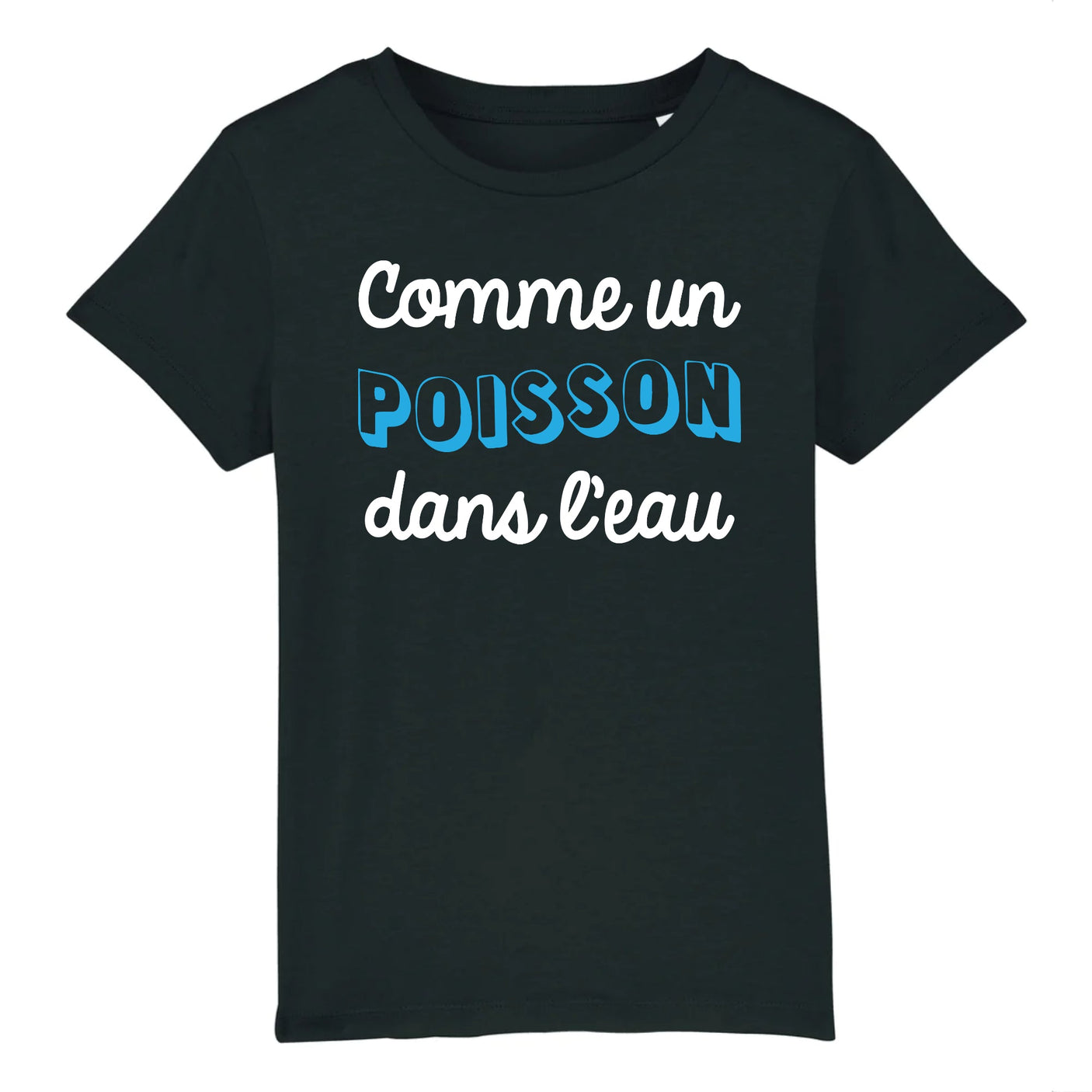 T-Shirt Enfant Comme un poisson dans l'eau
