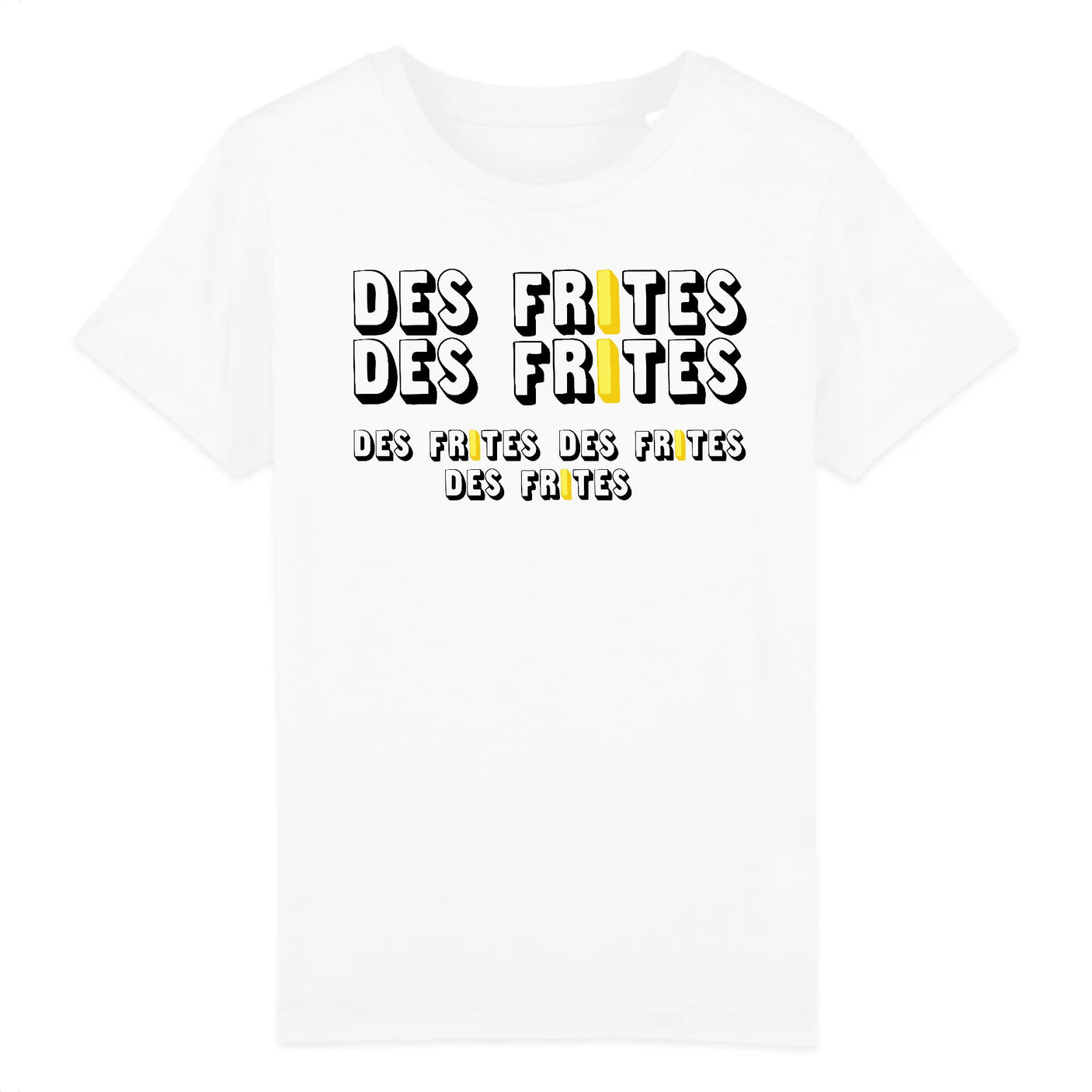 T-Shirt Enfant Des frites des frites