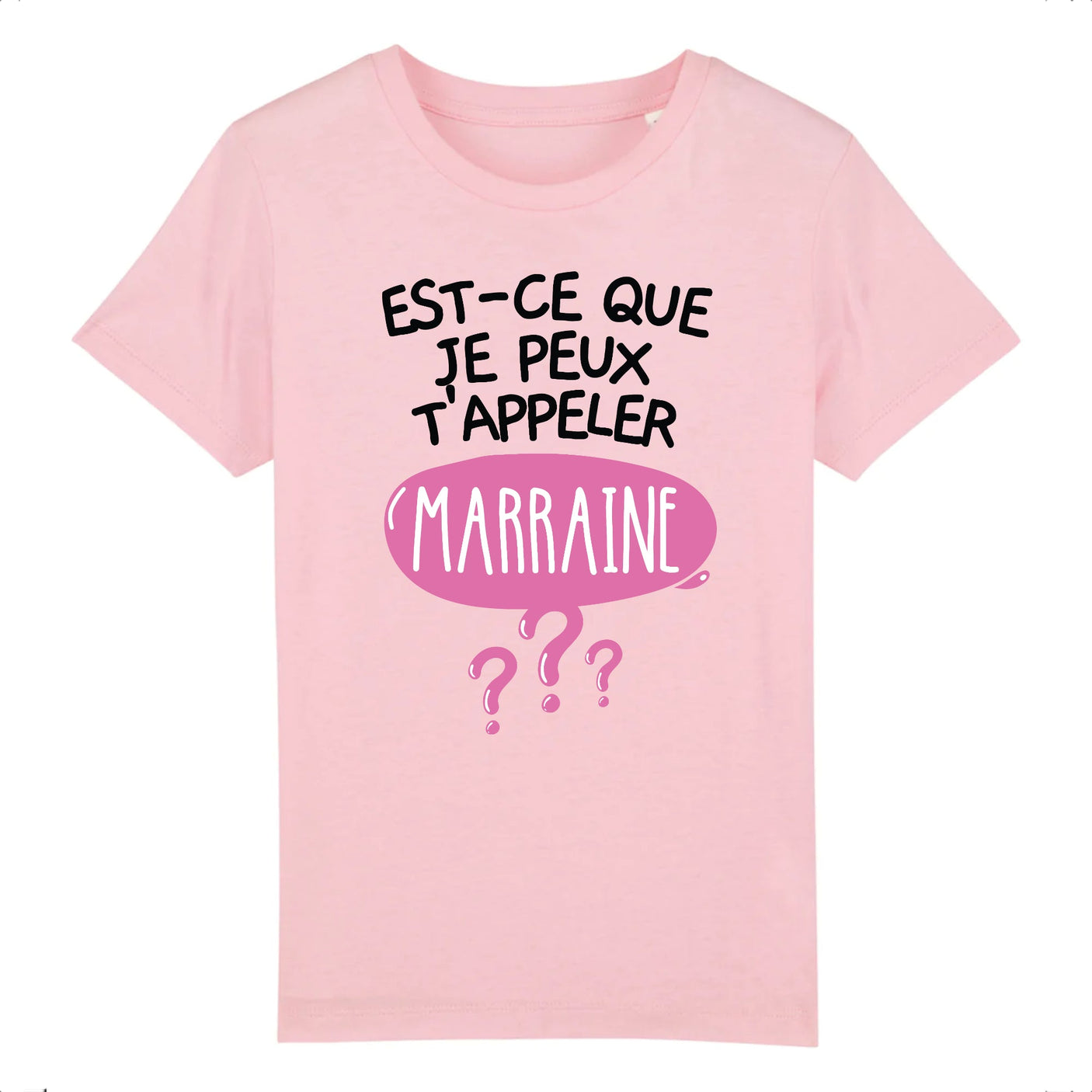 T-Shirt Enfant Est-ce que je peux t'appeler marraine