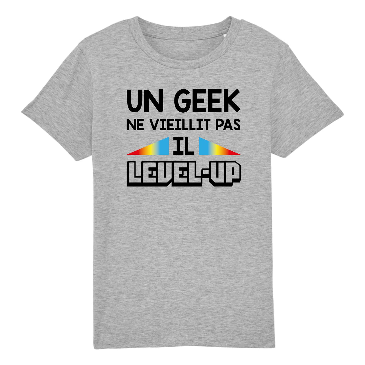 T-Shirt Enfant Geek level-up