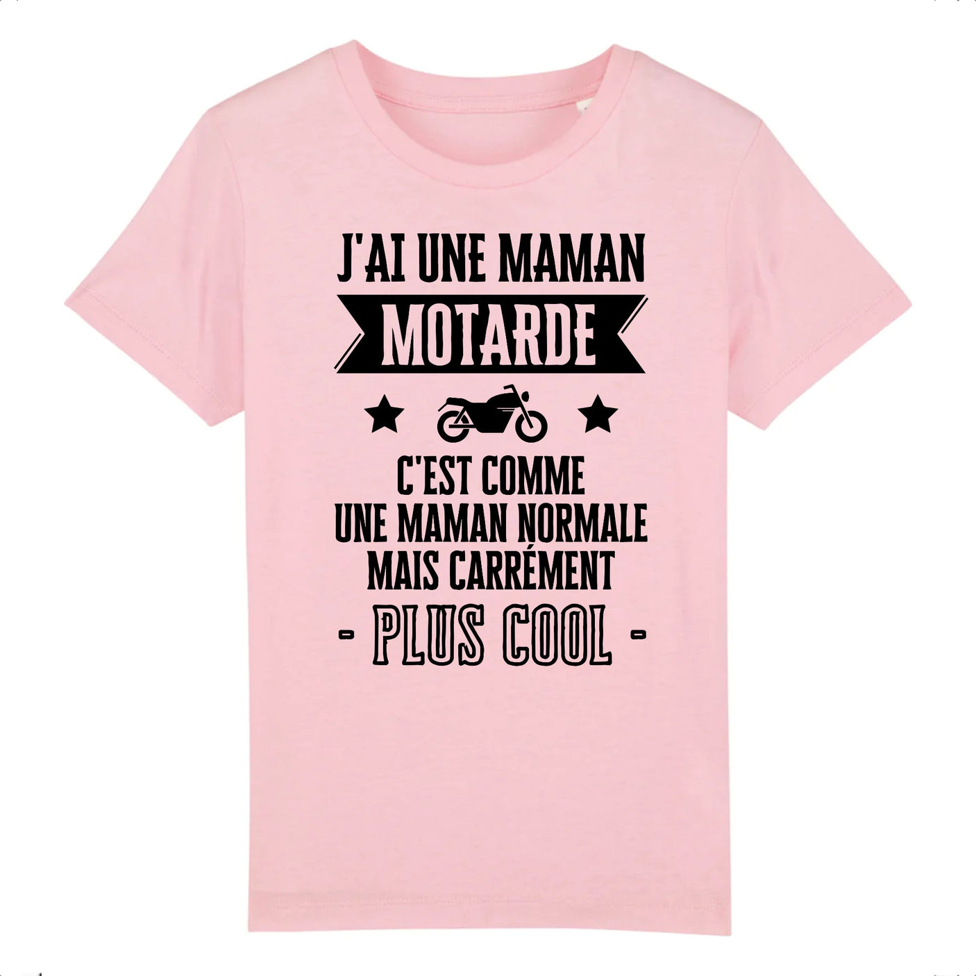 T-Shirt Enfant J'ai une maman motarde