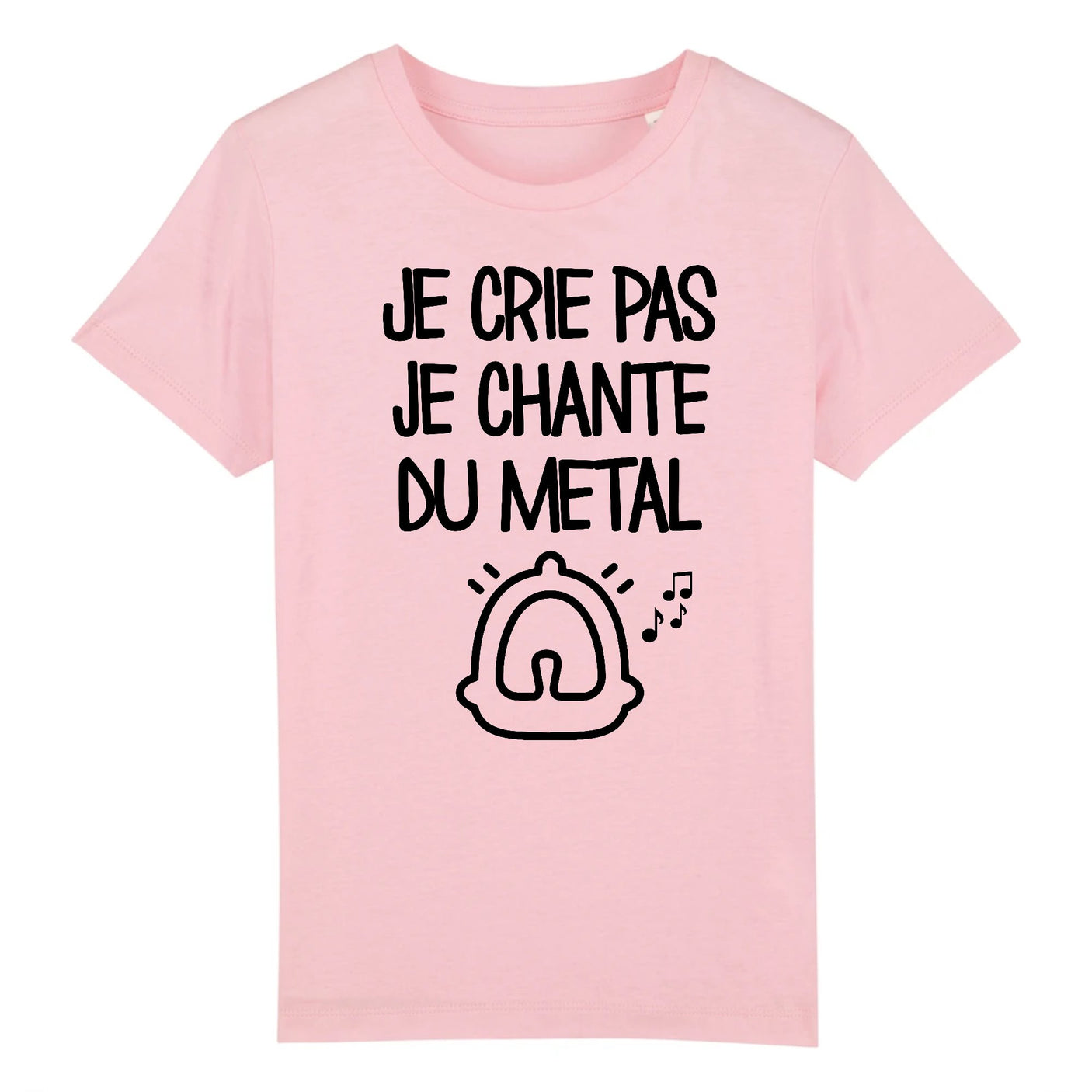 T-Shirt Enfant Je crie pas je chante du métal