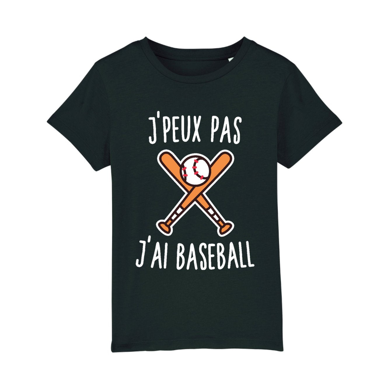 T-Shirt Enfant J'peux pas j'ai baseball