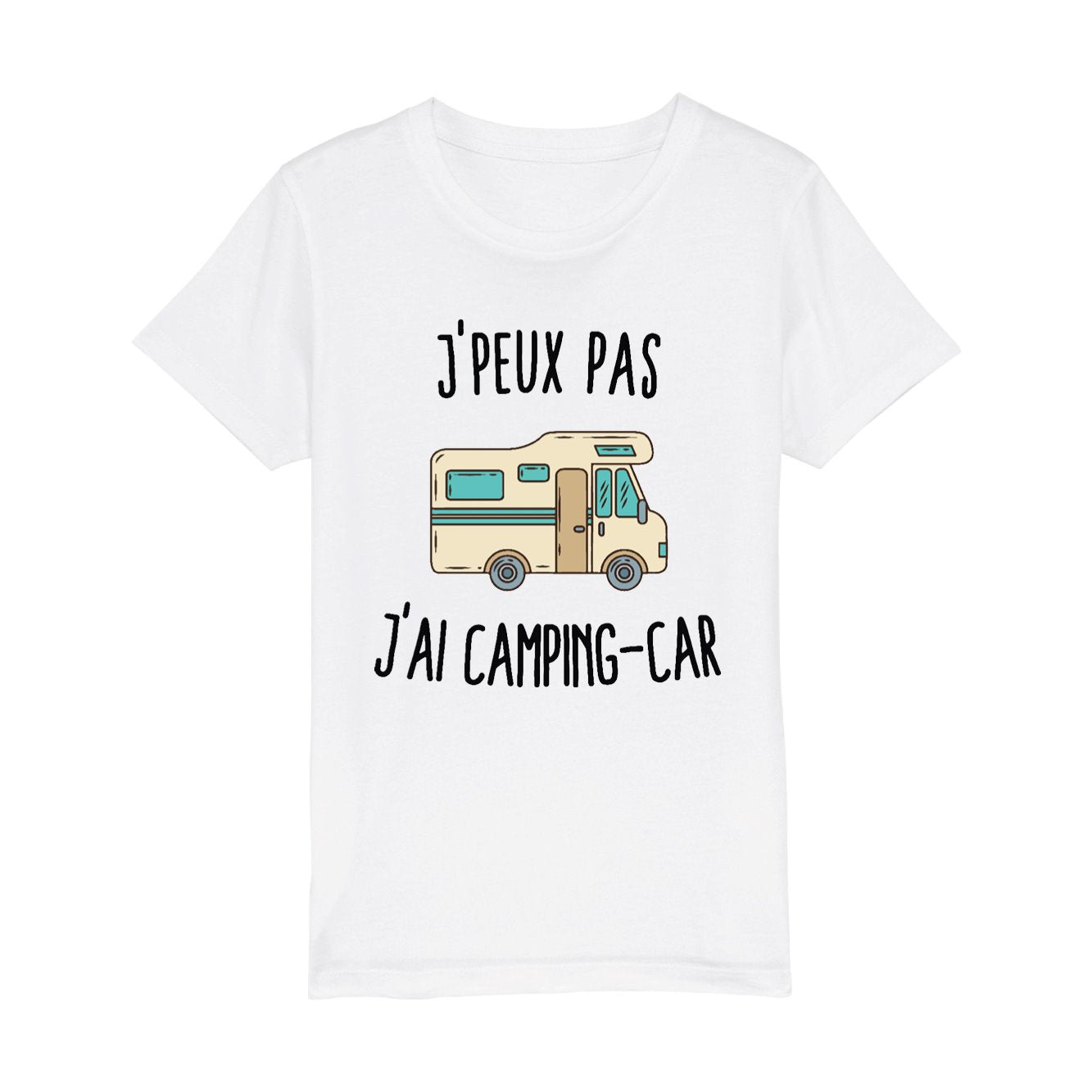 T-Shirt Enfant J'peux pas j'ai camping-car