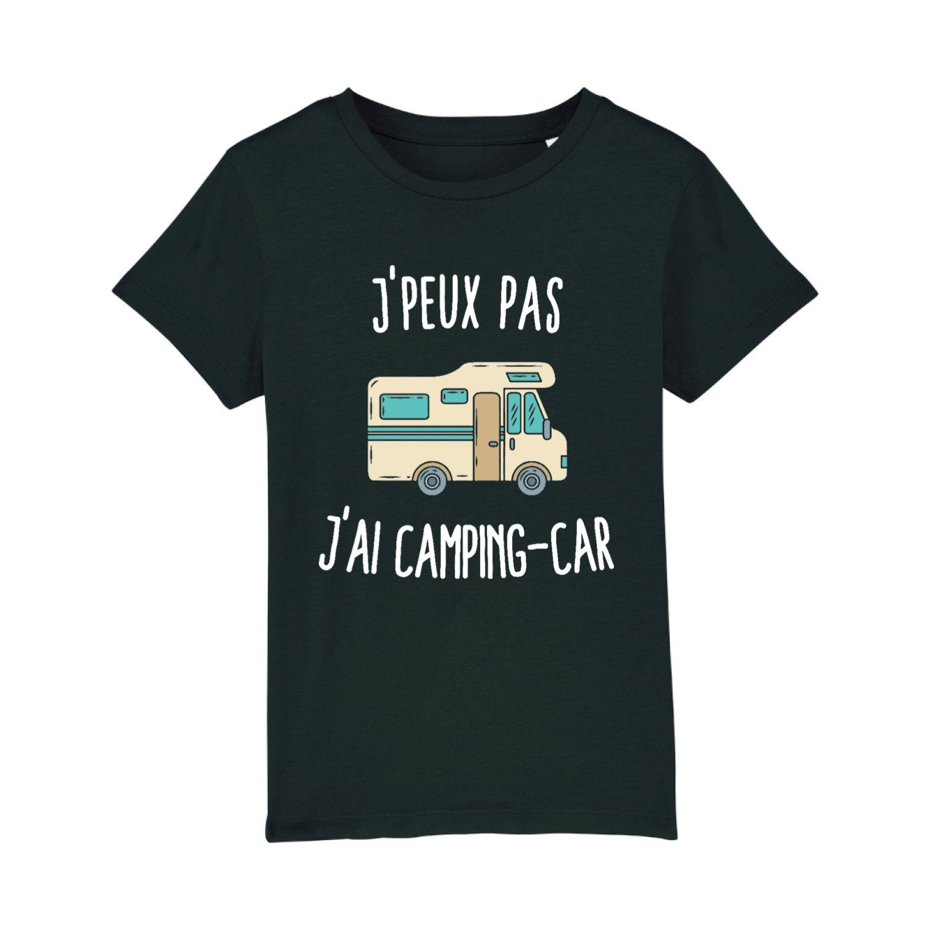 T-Shirt Enfant J'peux pas j'ai camping-car
