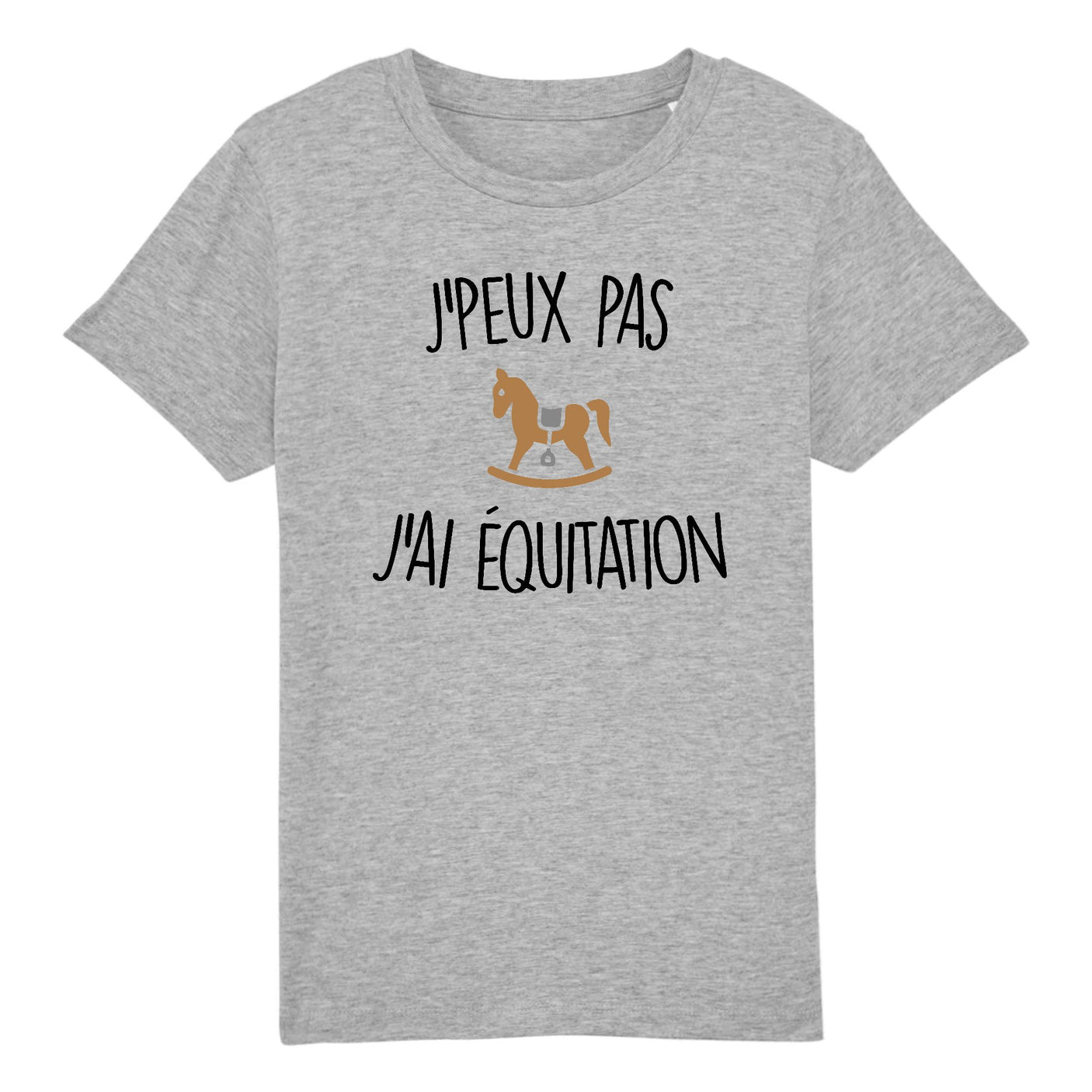 T-Shirt Enfant J'peux pas j'ai équitation