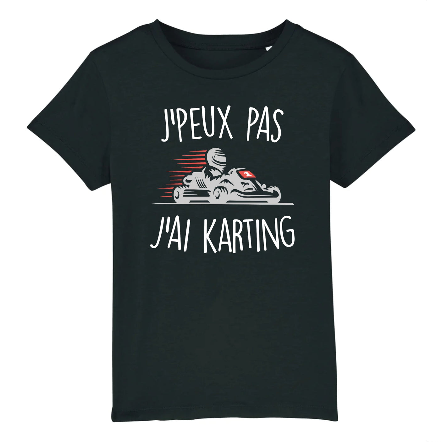 T-Shirt Enfant J'peux pas j'ai karting