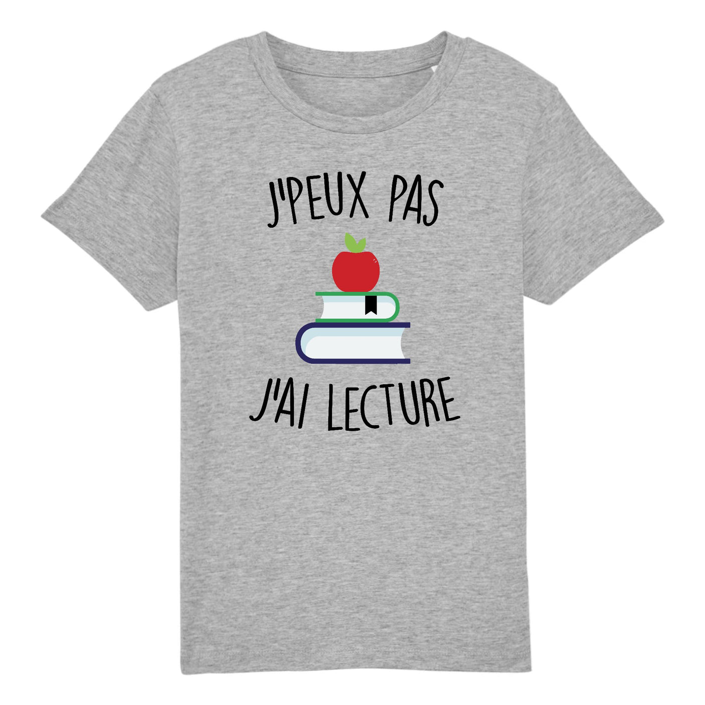 T-Shirt Enfant J'peux pas j'ai lecture