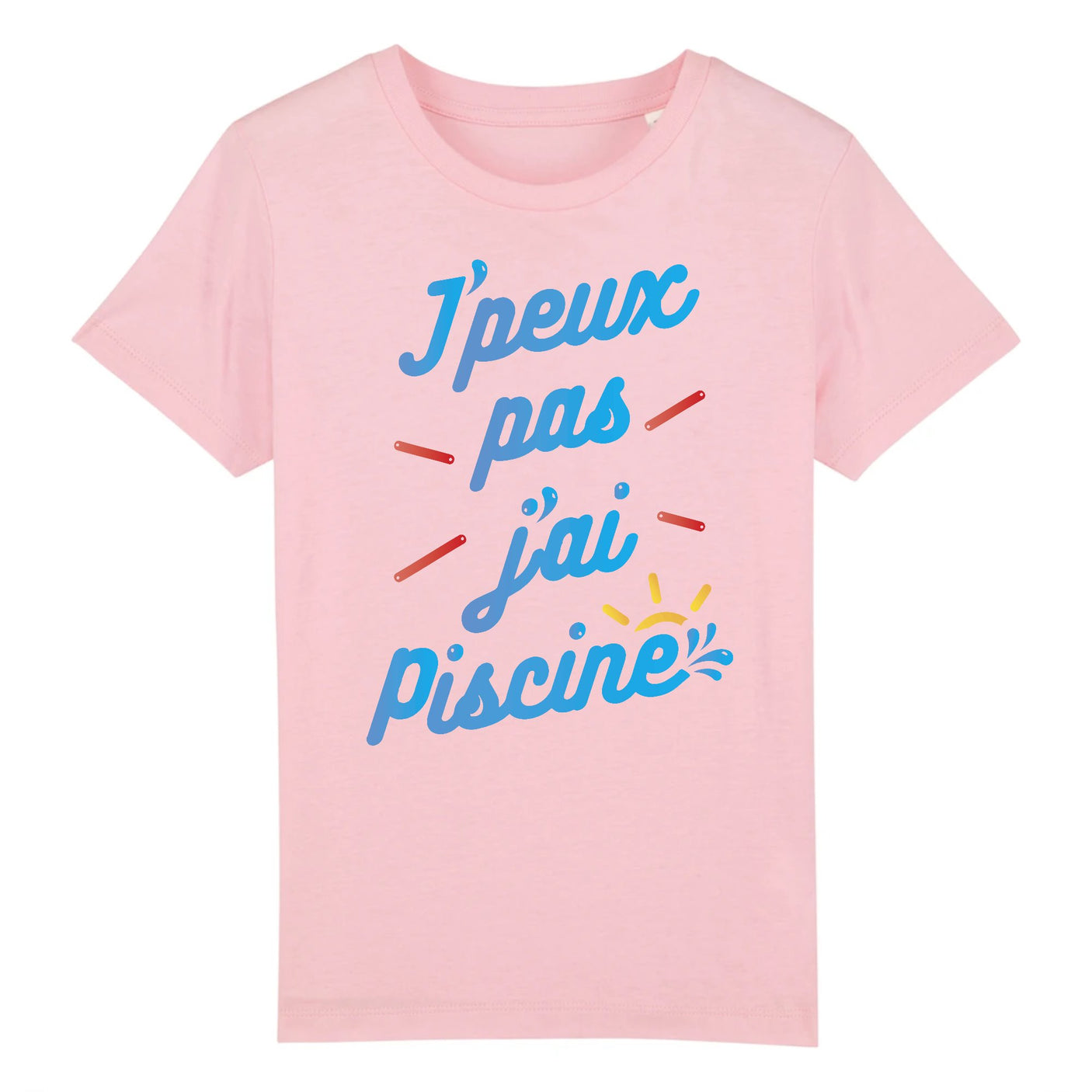 T-Shirt Enfant J'peux pas j'ai piscine