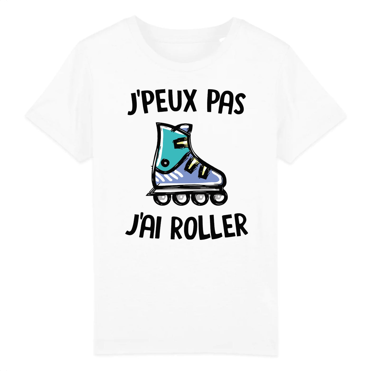 T-Shirt Enfant J'peux pas j'ai roller