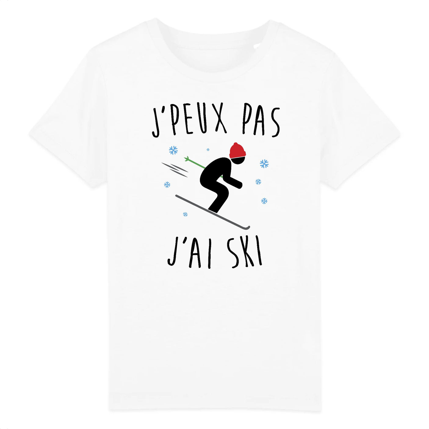 T-Shirt Enfant J'peux pas j'ai ski