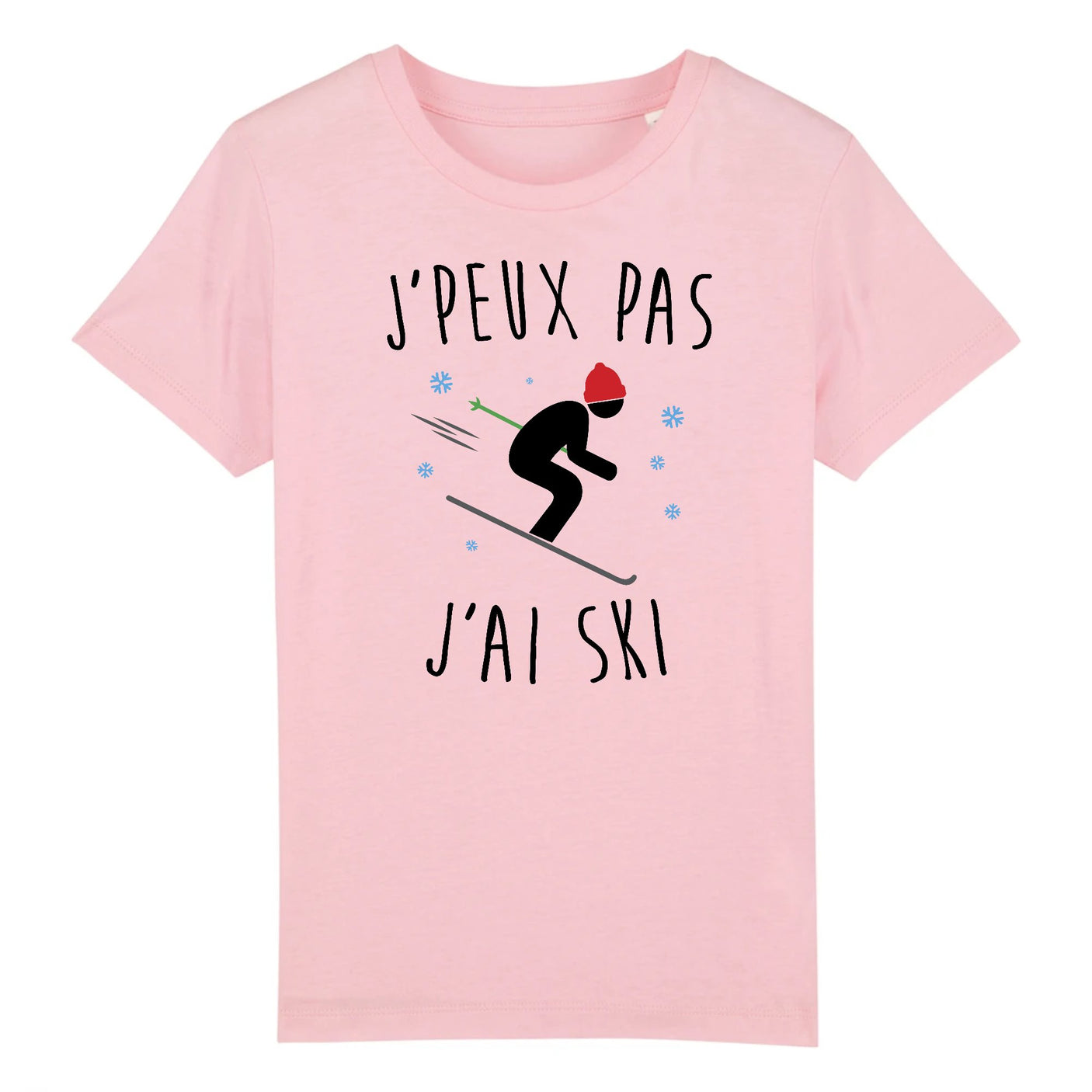T-Shirt Enfant J'peux pas j'ai ski