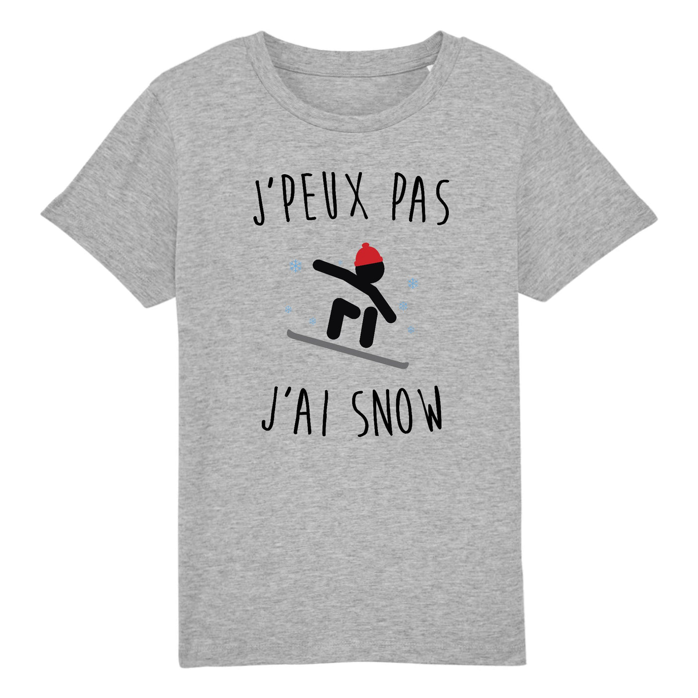 T-Shirt Enfant J'peux pas j'ai snow