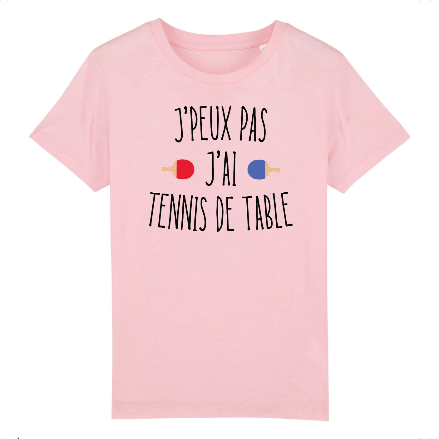T-Shirt Enfant J'peux pas j'ai tennis de table
