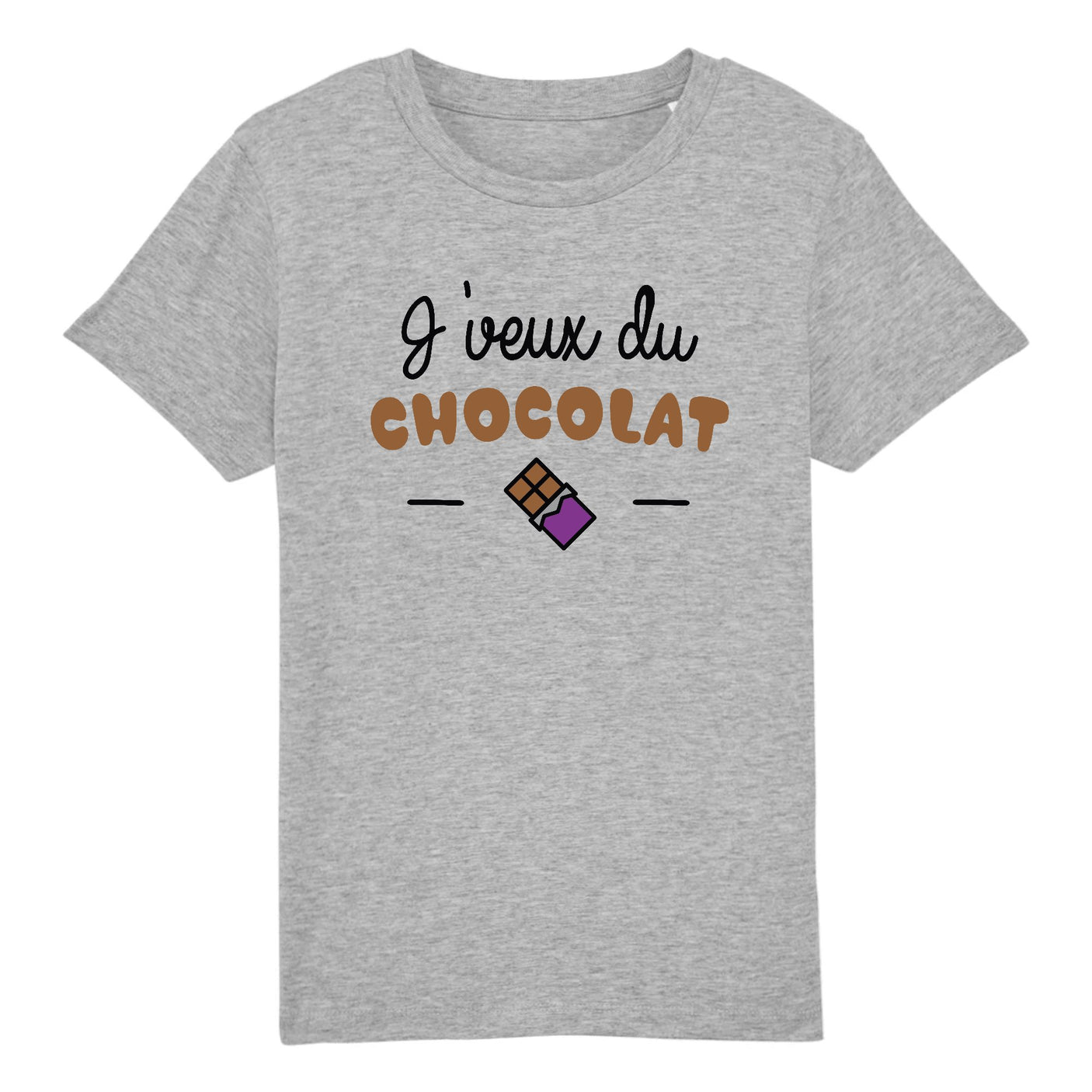 T-Shirt Enfant J'veux du chocolat