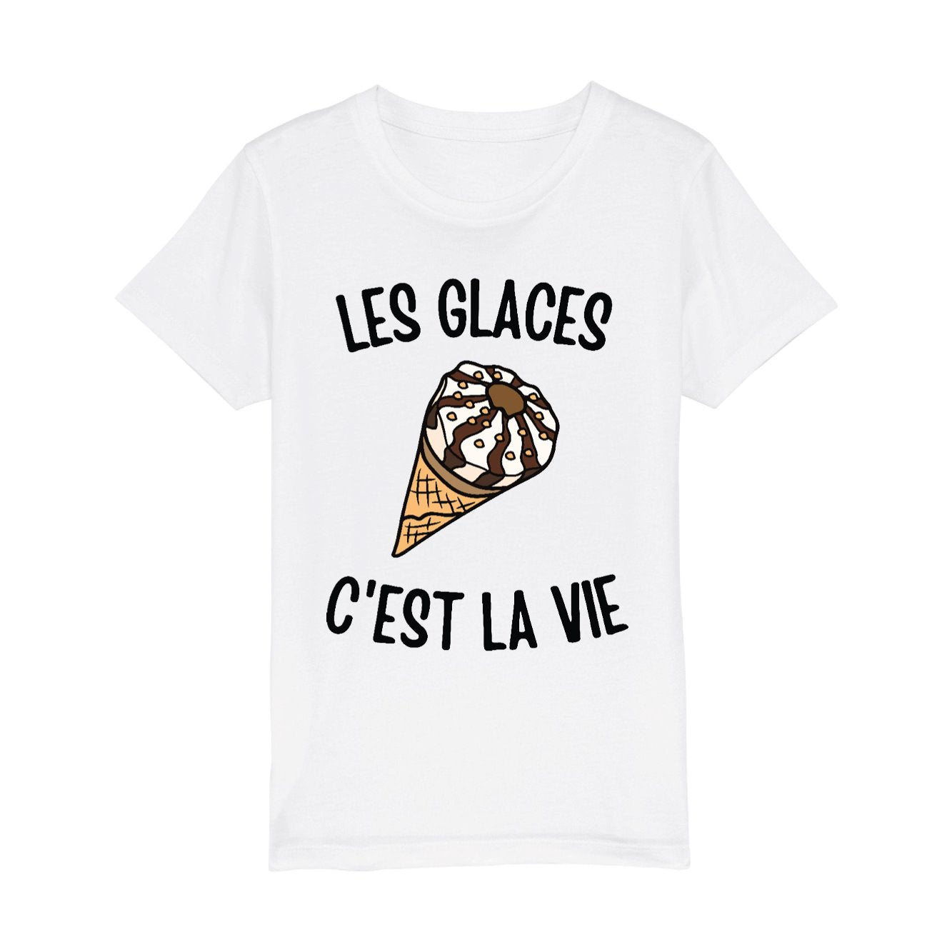 T-Shirt Enfant Les glaces c'est la vie