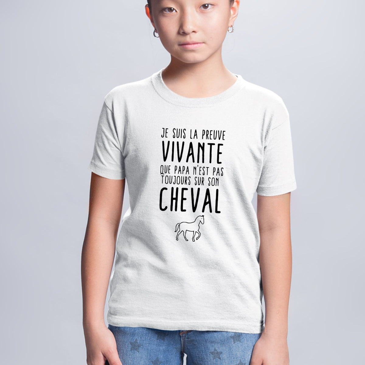 Body Bébé Bio Manches Longues Spreadshirt - Je Suis La Preuve Que Mon Papa N’est Pas Toujours À La Chasse