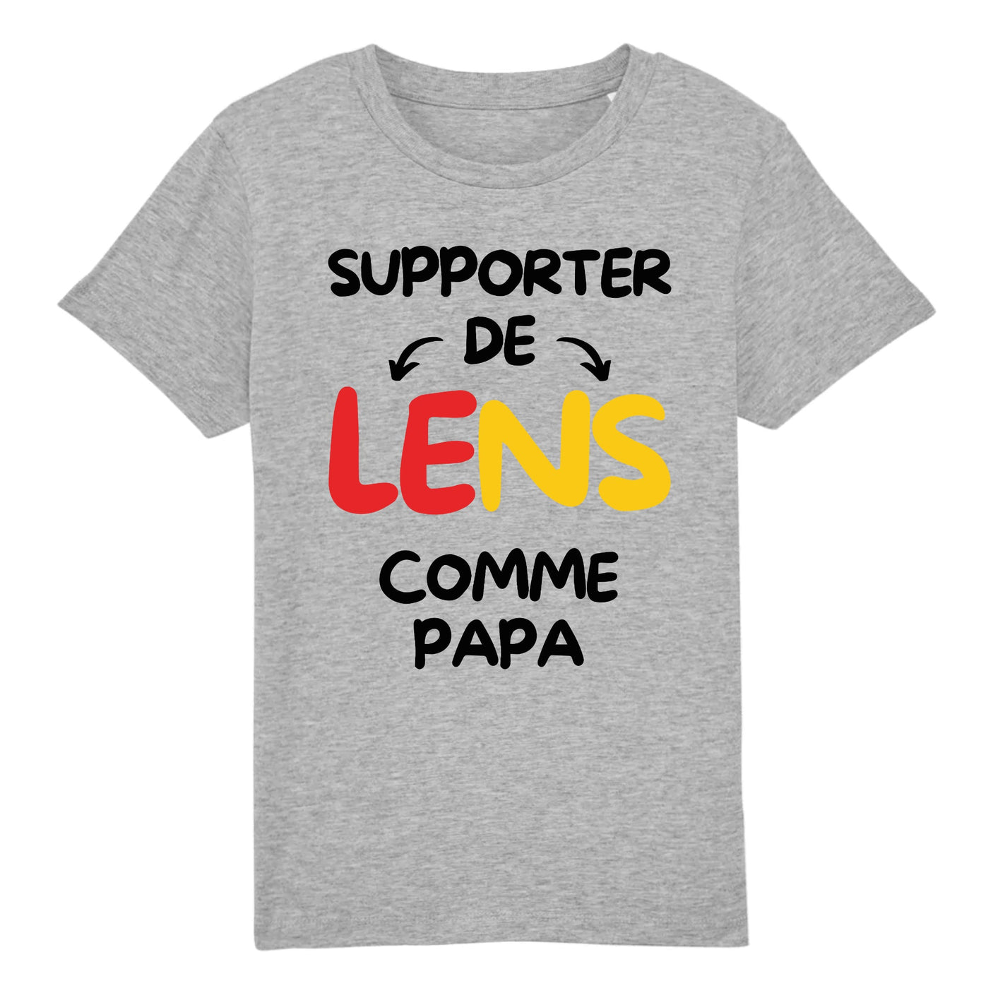 T-Shirt Enfant Supporter de Lens comme papa