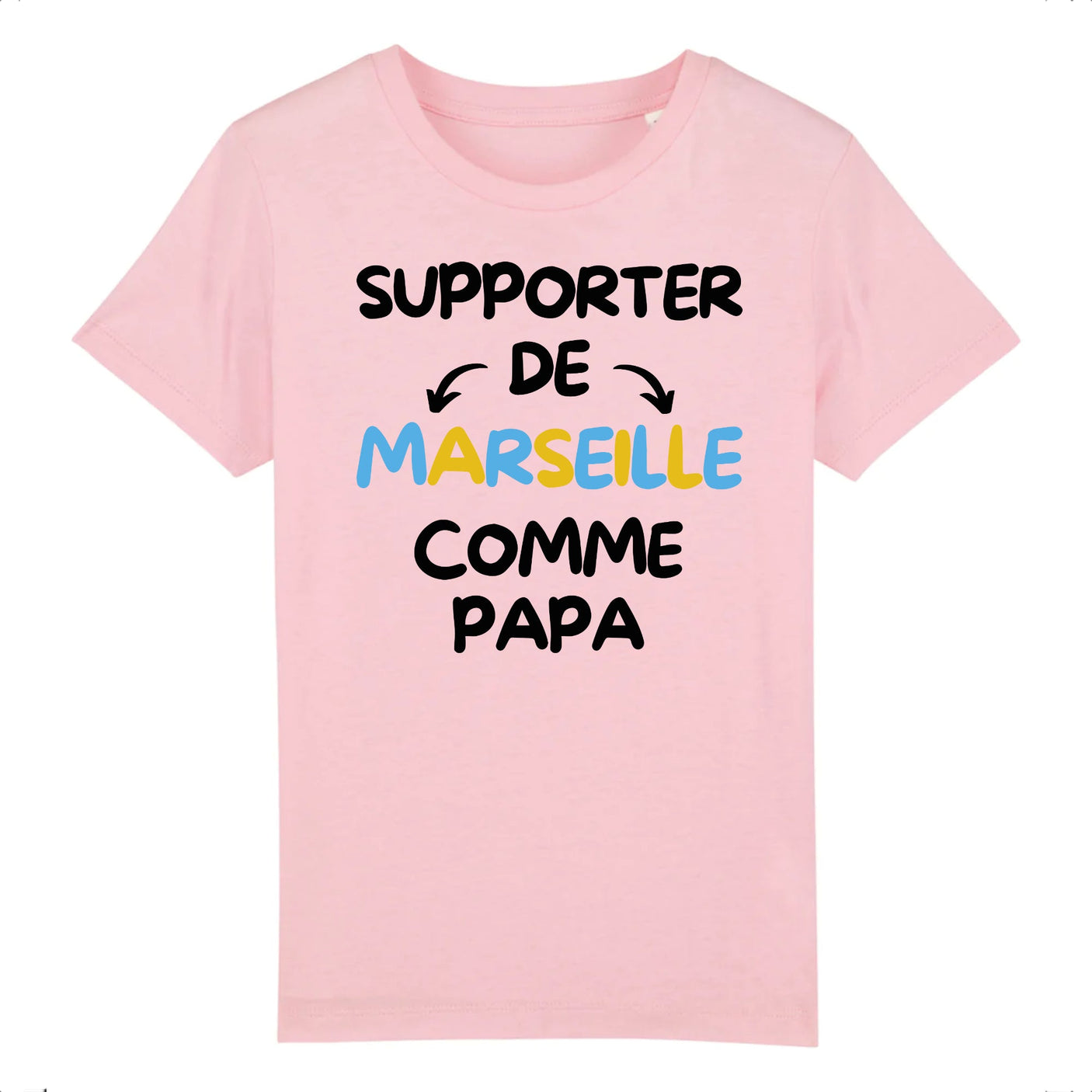 T-Shirt Enfant Supporter de Marseille comme papa