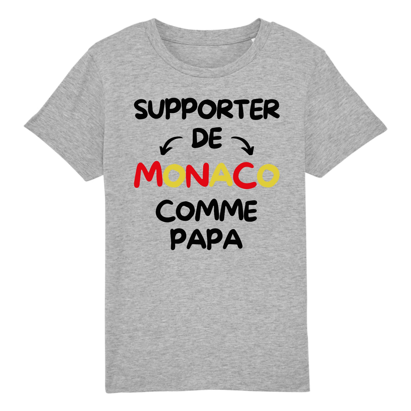 T-Shirt Enfant Supporter de Monaco comme papa