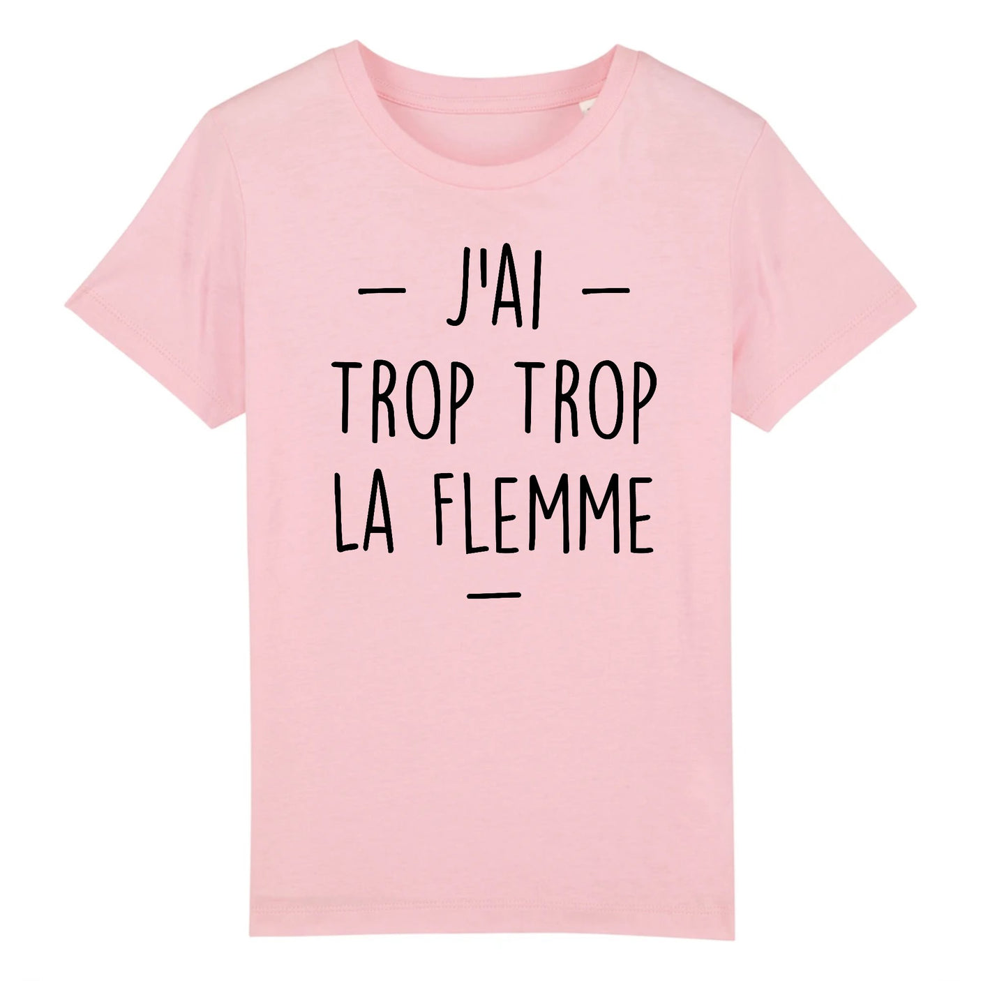 T-Shirt Enfant Trop la flemme
