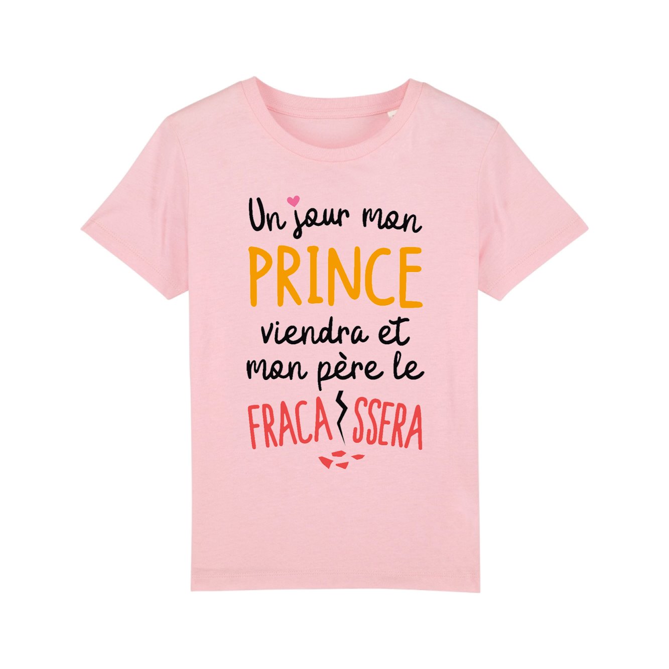 T-Shirt Enfant Un jour mon prince viendra