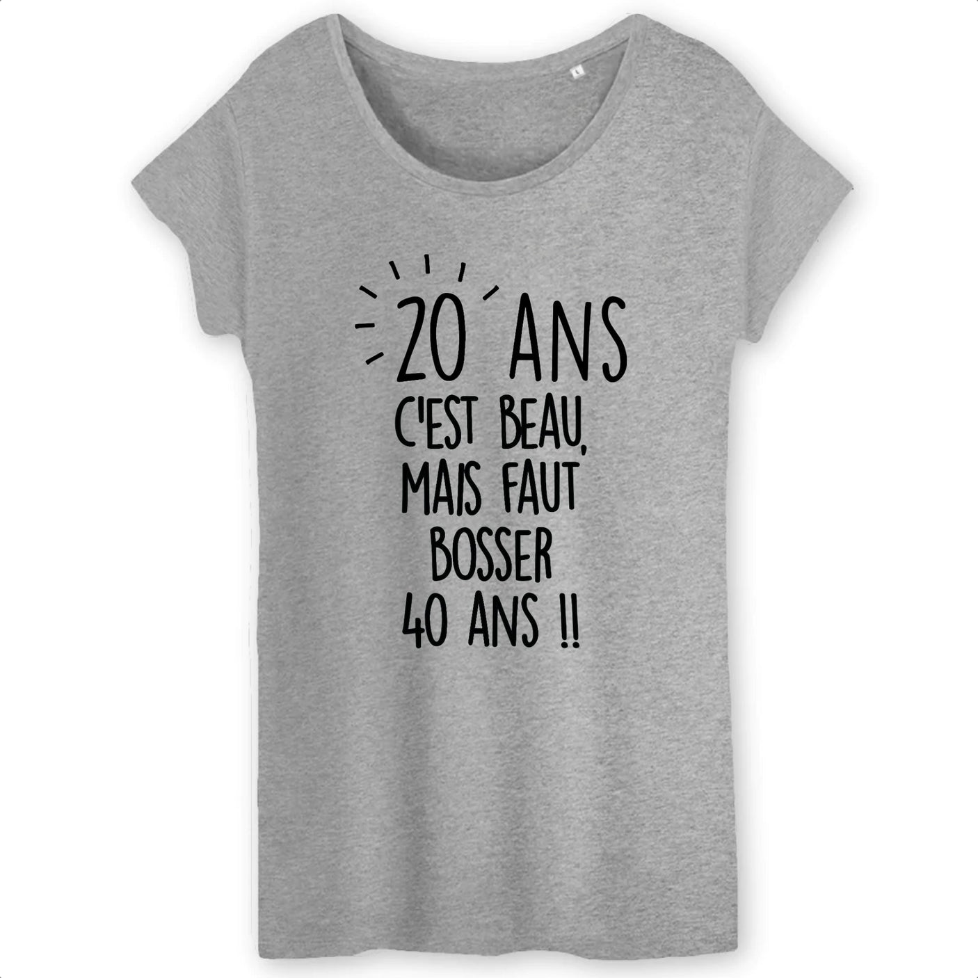 T-Shirt Femme Anniversaire 20 ans