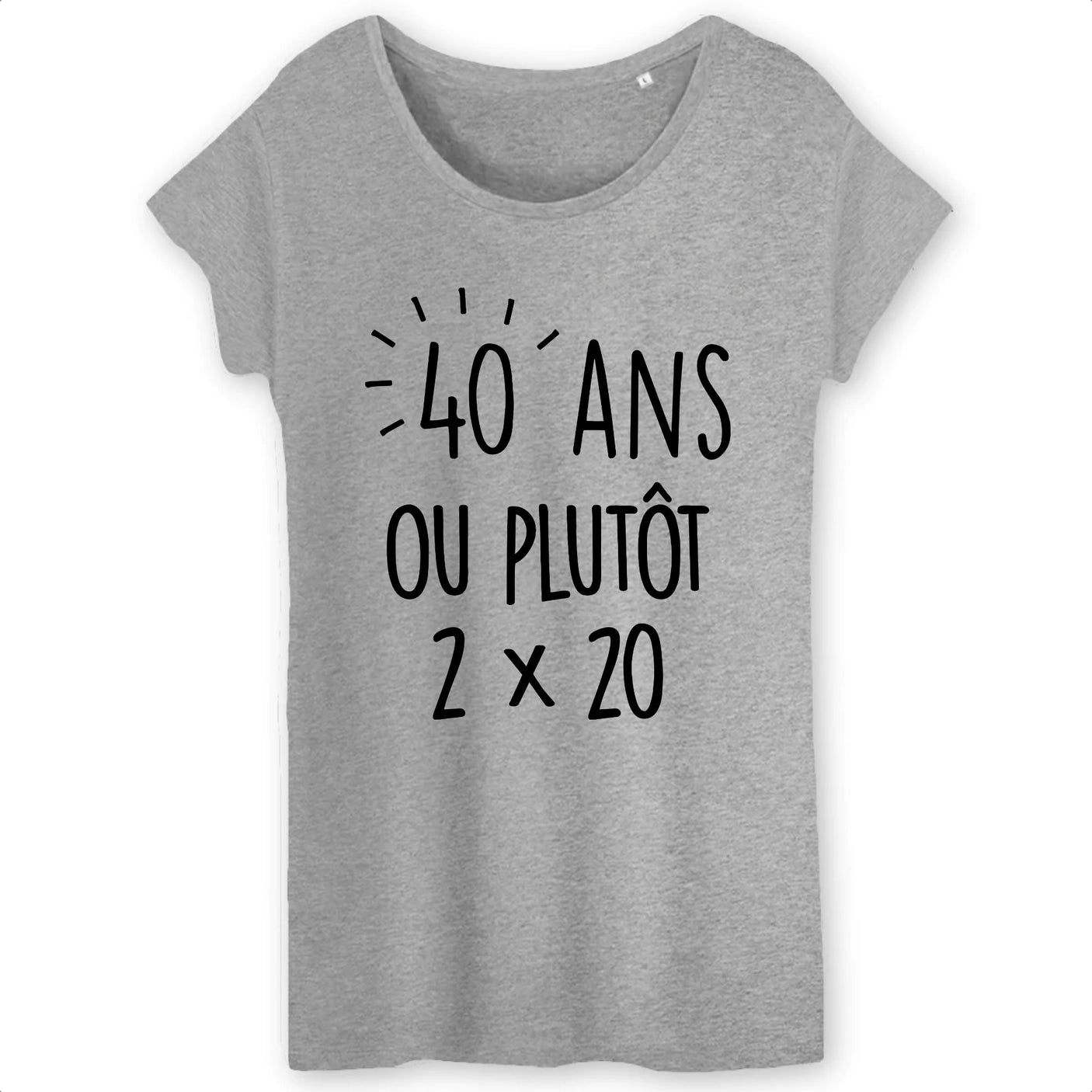 T-Shirt Femme Anniversaire 40 ans