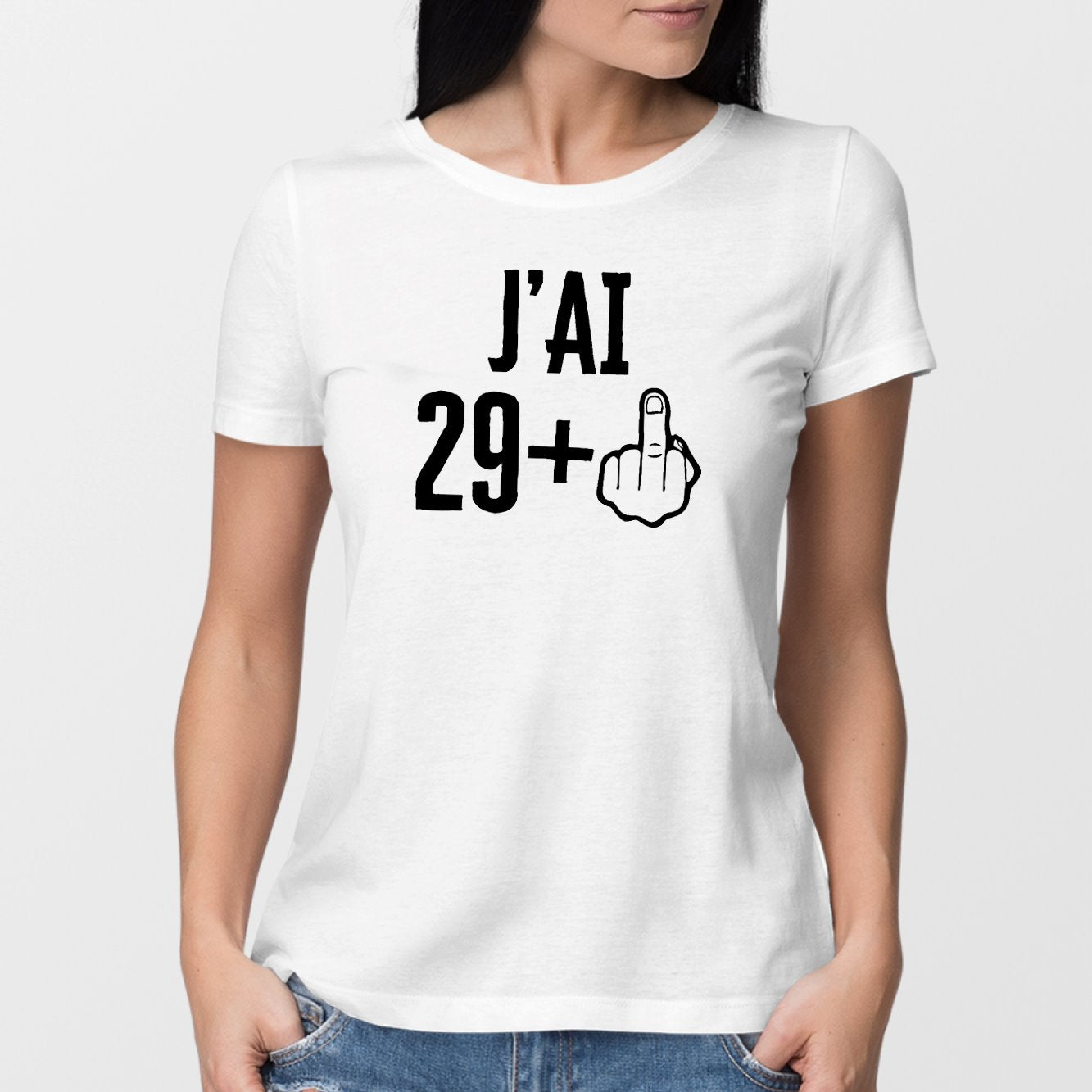 T-Shirt Femme J'ai 30 ans 29 + 1 Blanc