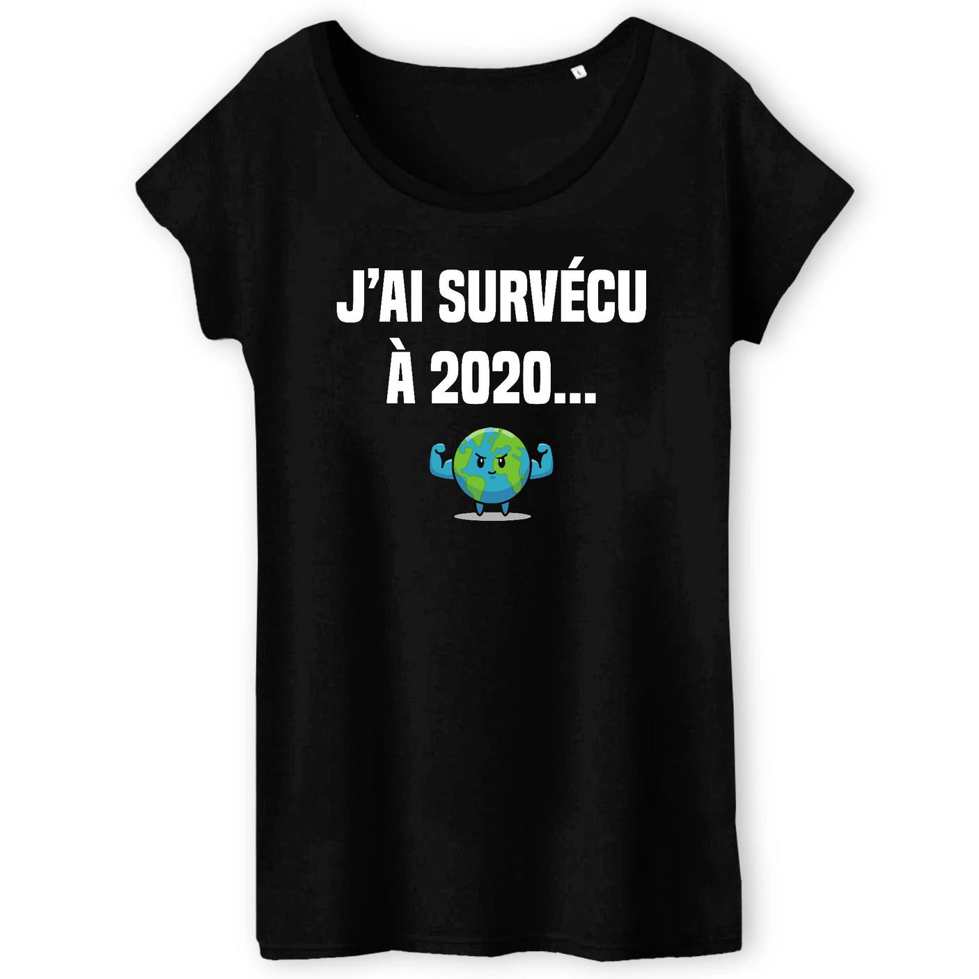 T-Shirt Femme J'ai survécu à 2020