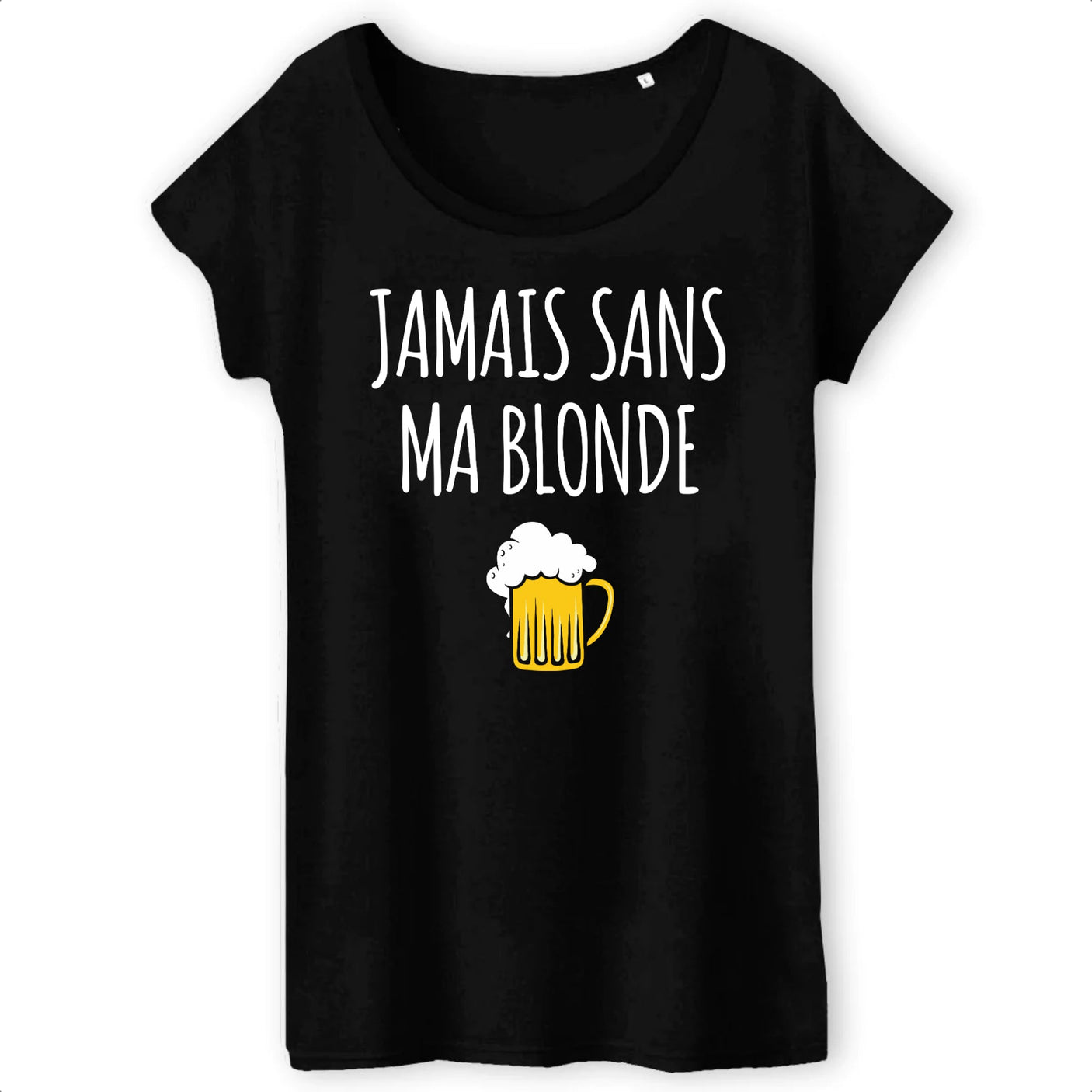 T-Shirt Femme Jamais sans ma blonde